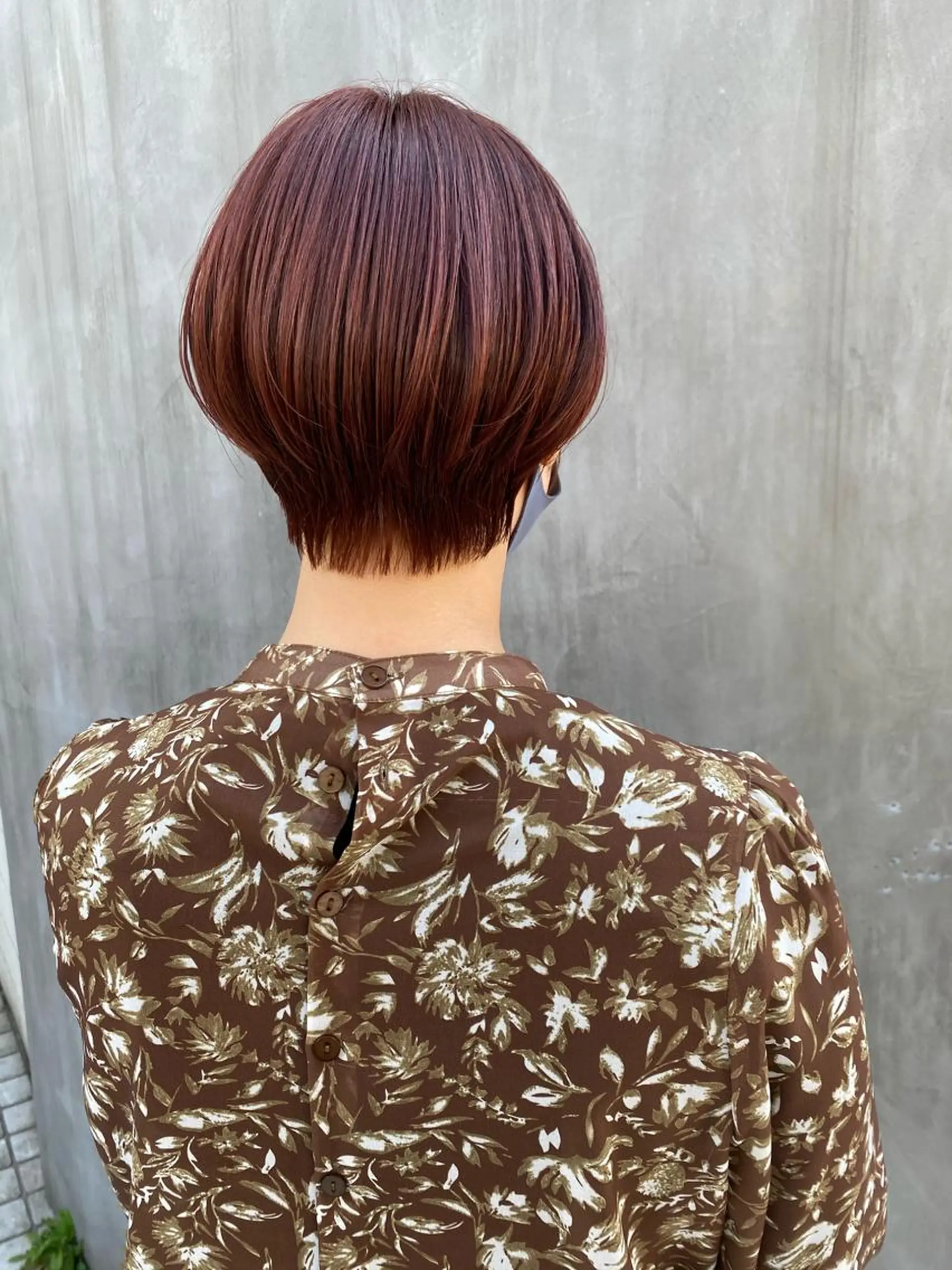 ショート カラー THE DAY所属・AKI HASHIMOTOのヘアスタイル