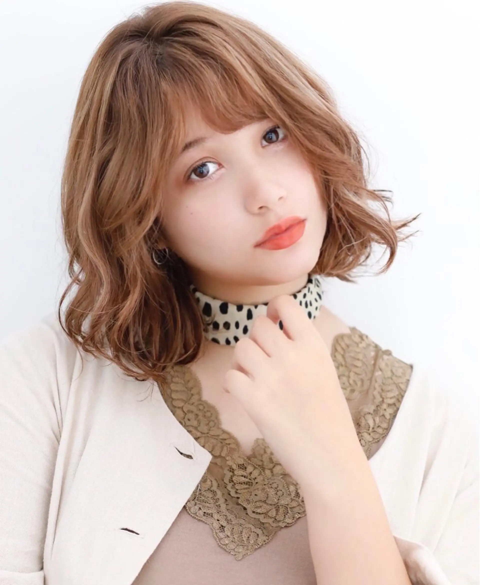 ミディアム カラー パーマ 🍊千葉 未来🍊店長のヘアスタイル