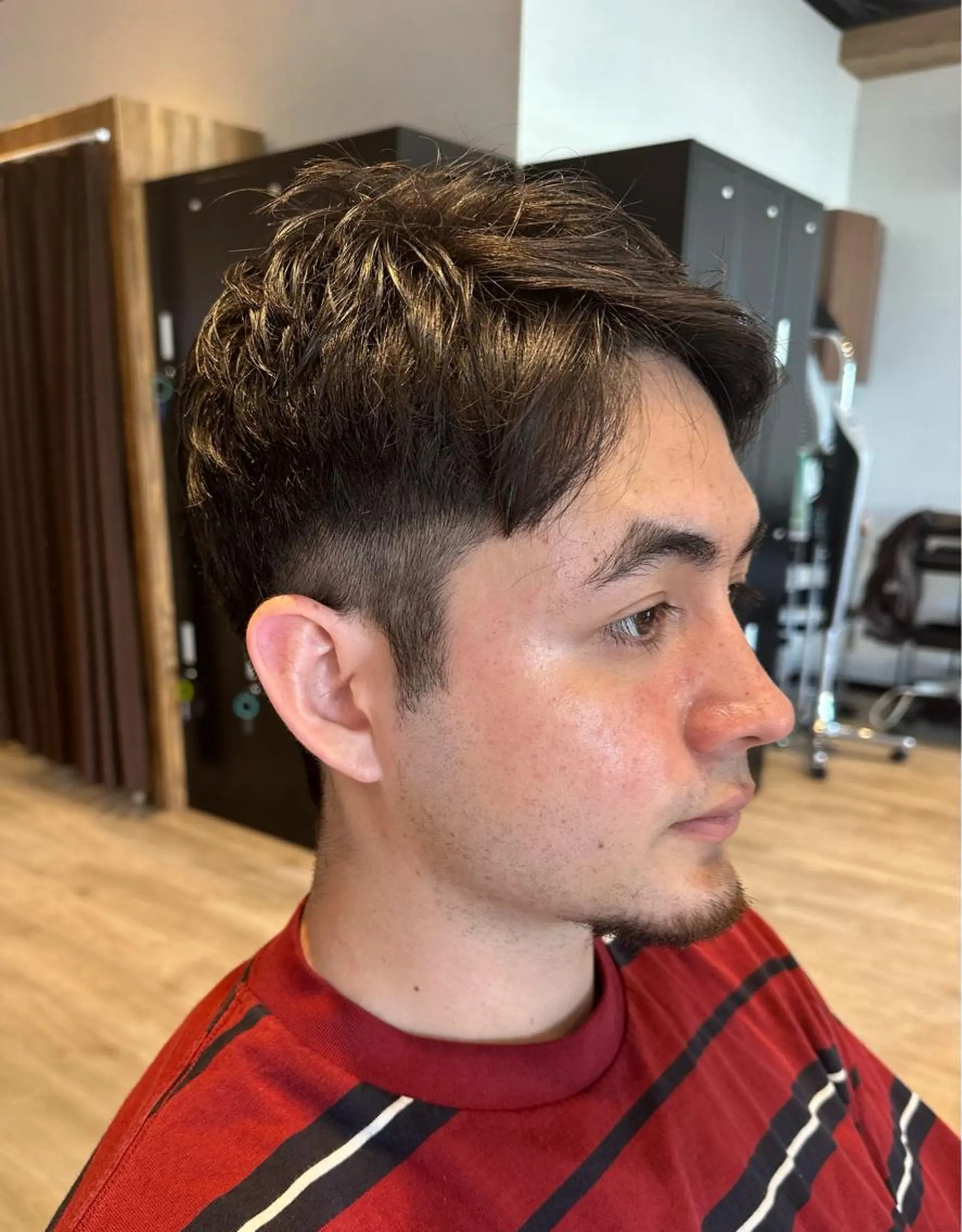 メンズ カット ヘッドスパ 髪質改善&ストレート ‪✂︎‬鈴木青樹のヘアスタイル