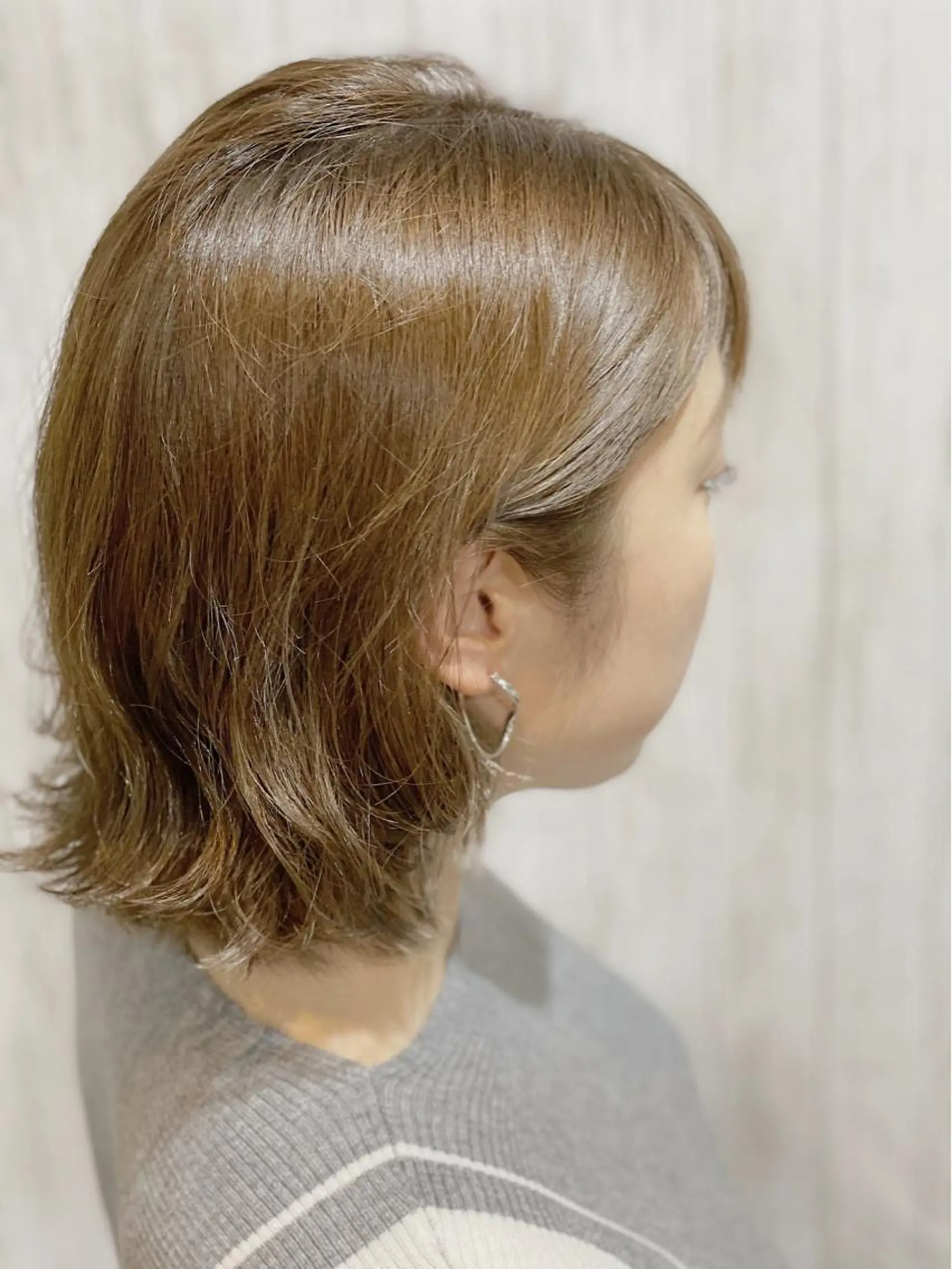 ミディアム ミディアムパーマ 石沢 知康のヘアスタイル