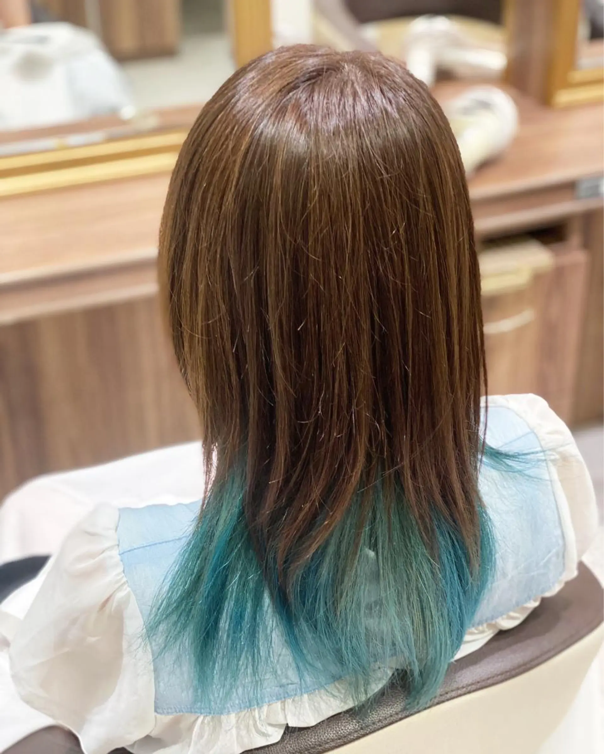 ミディアム カラー 💎大人ハイライト 💎上杉一也💎のヘアスタイル