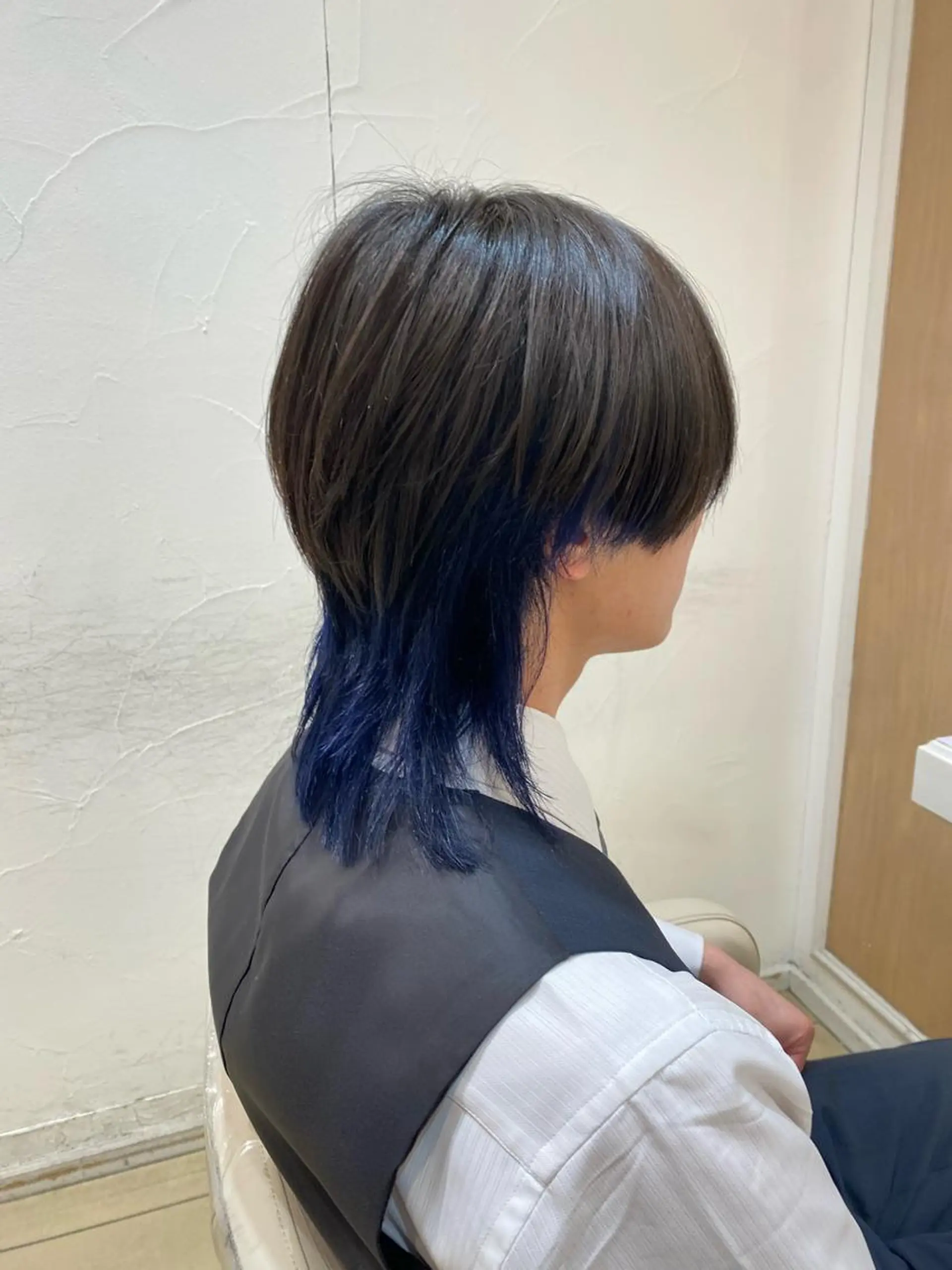 ミディアム メンズ カット ヘアカラー メンズ特化型美容師 栗山勇人のヘアスタイル