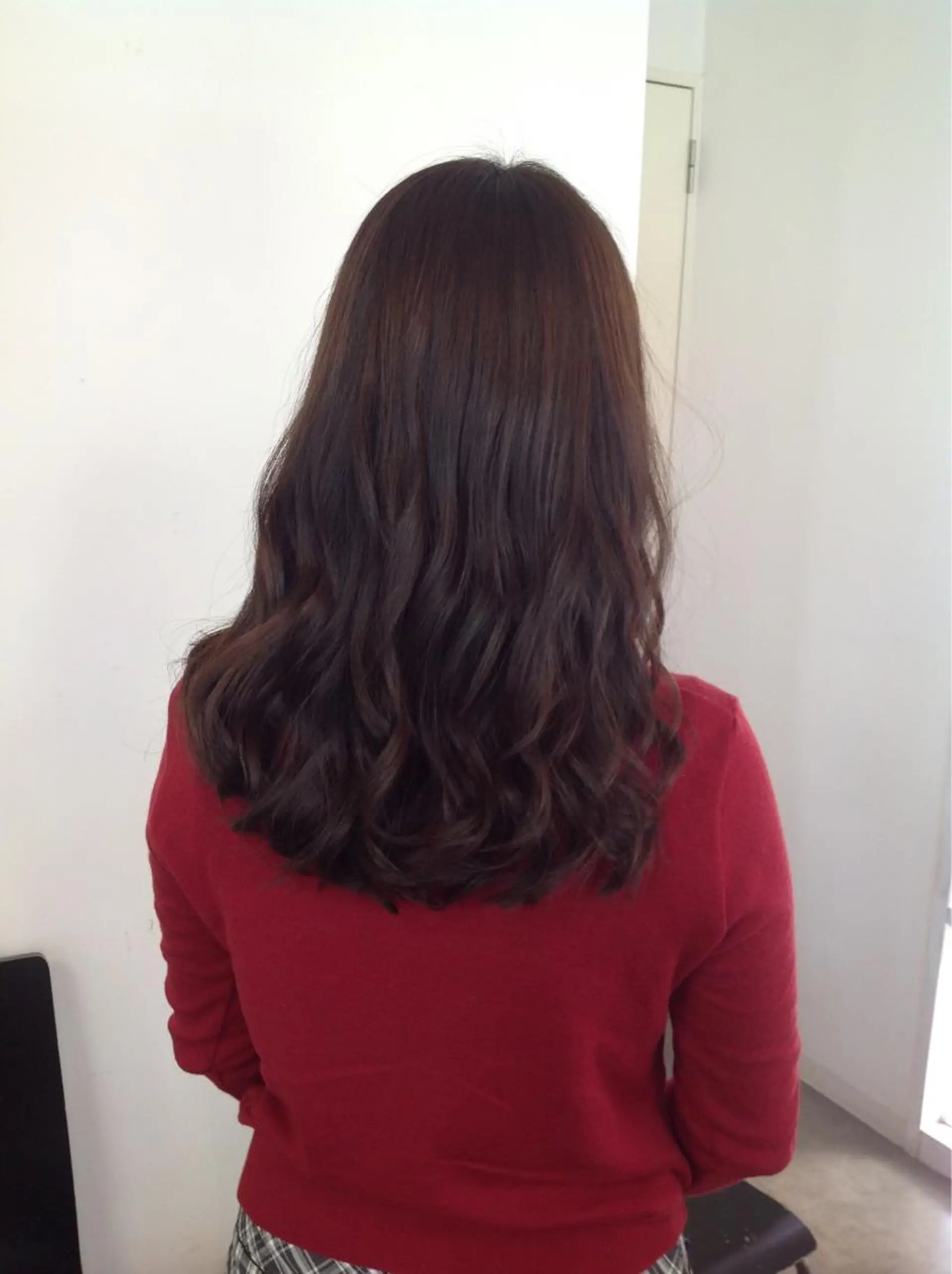 ロング カラー ヘアアレンジ 榎園 由美のヘアスタイル