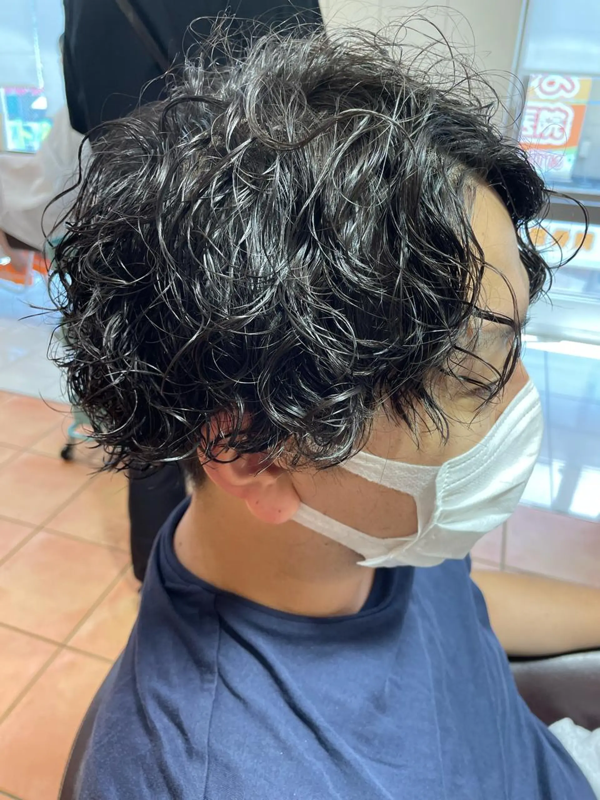 ショート パーマ メンズ 辻堂メンズ特化 YU-YAのヘアスタイル