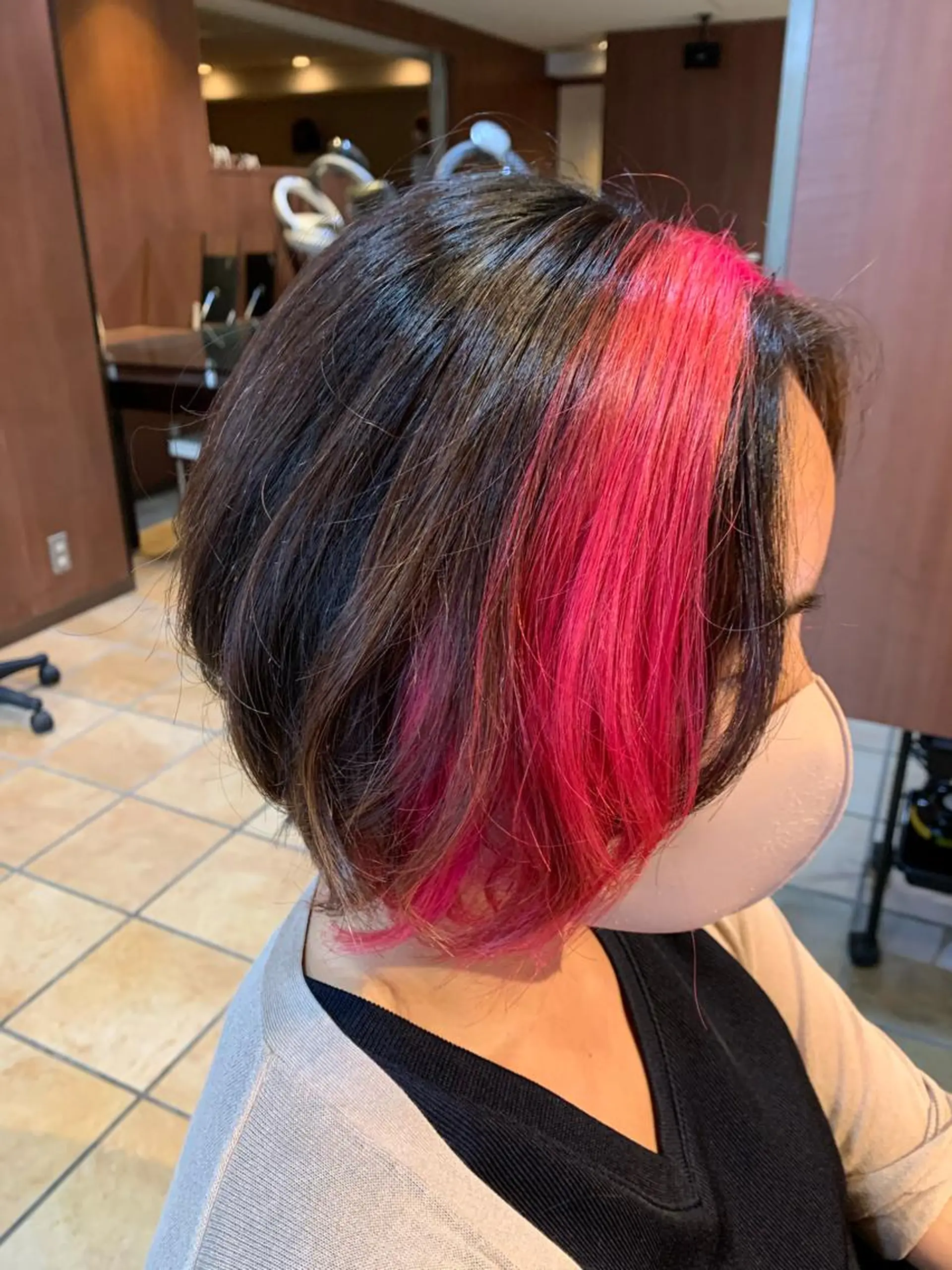 ショート カラー 武田尚子🌸 自然に仕上がる矯正のヘアスタイル