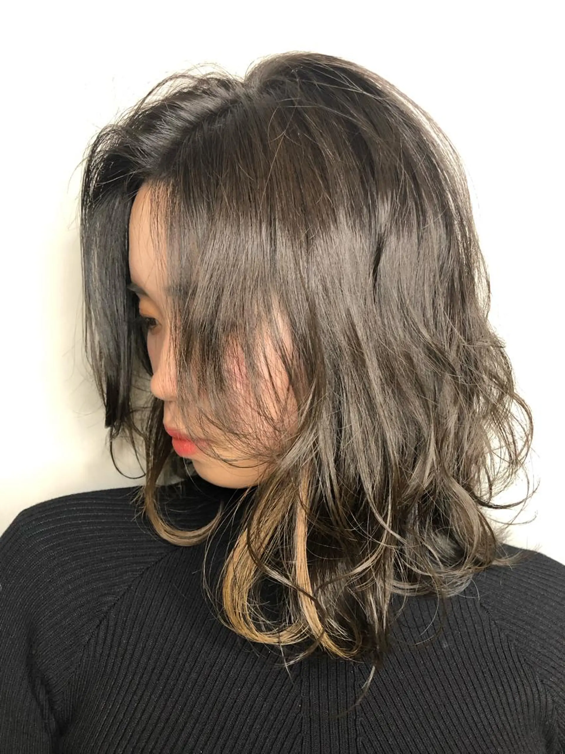 ショート カラー 縮毛矯正、似合わせ カット✂️大谷勇輝のヘアスタイル