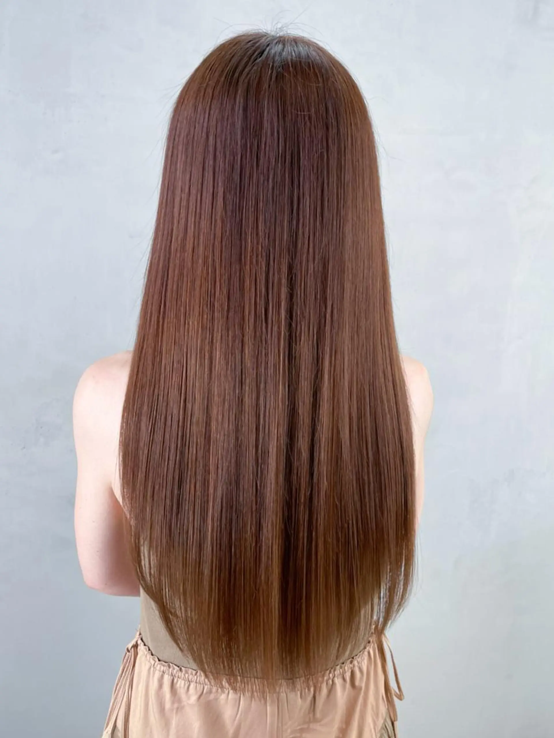 セミロング パーマ ヘアアレンジ カラー ブラウンカラー ITbyALBUM 中野店のヘアスタイル