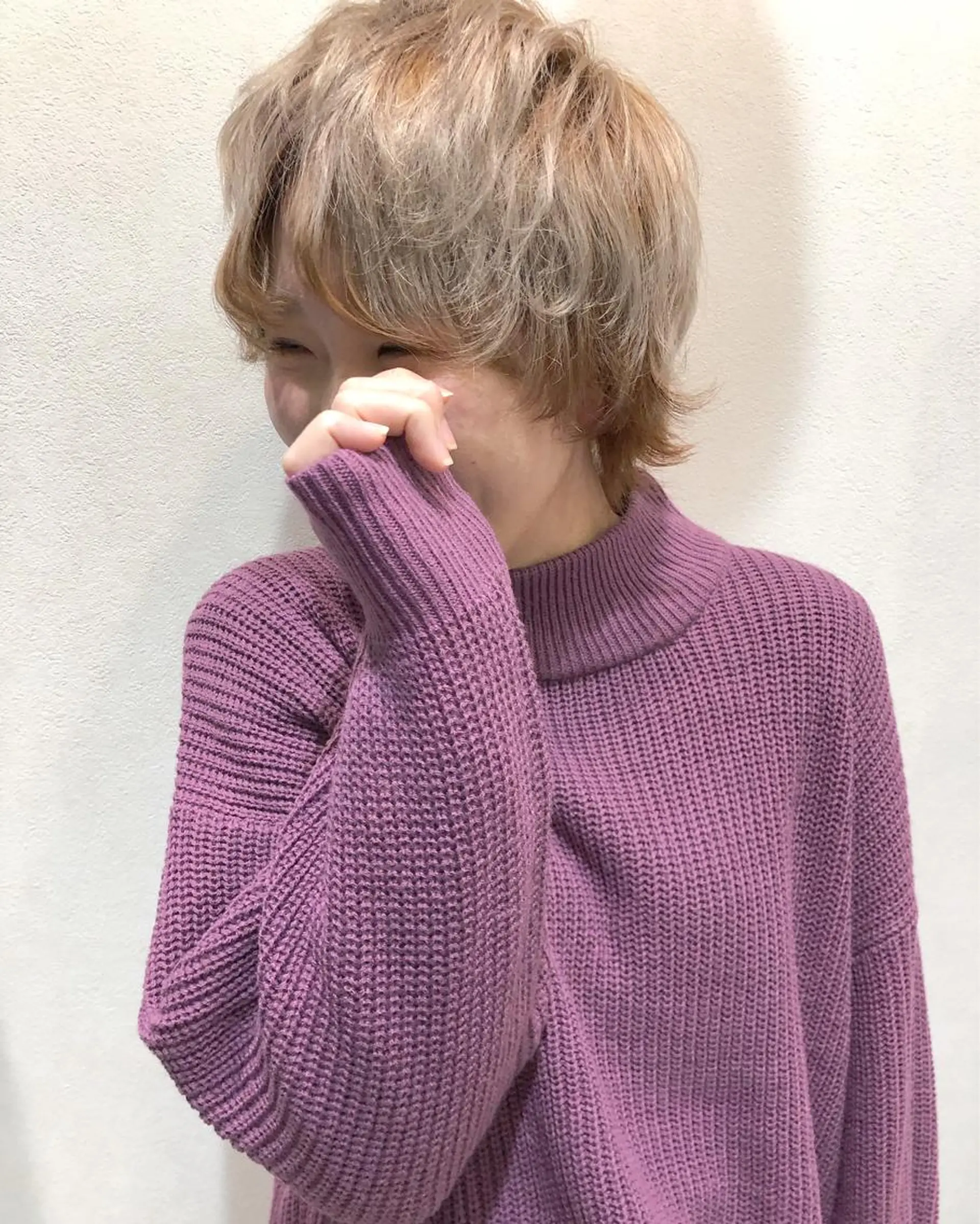 ショート 横浜ブリーチムラ直し ハイトーン/ブリーチのヘアスタイル