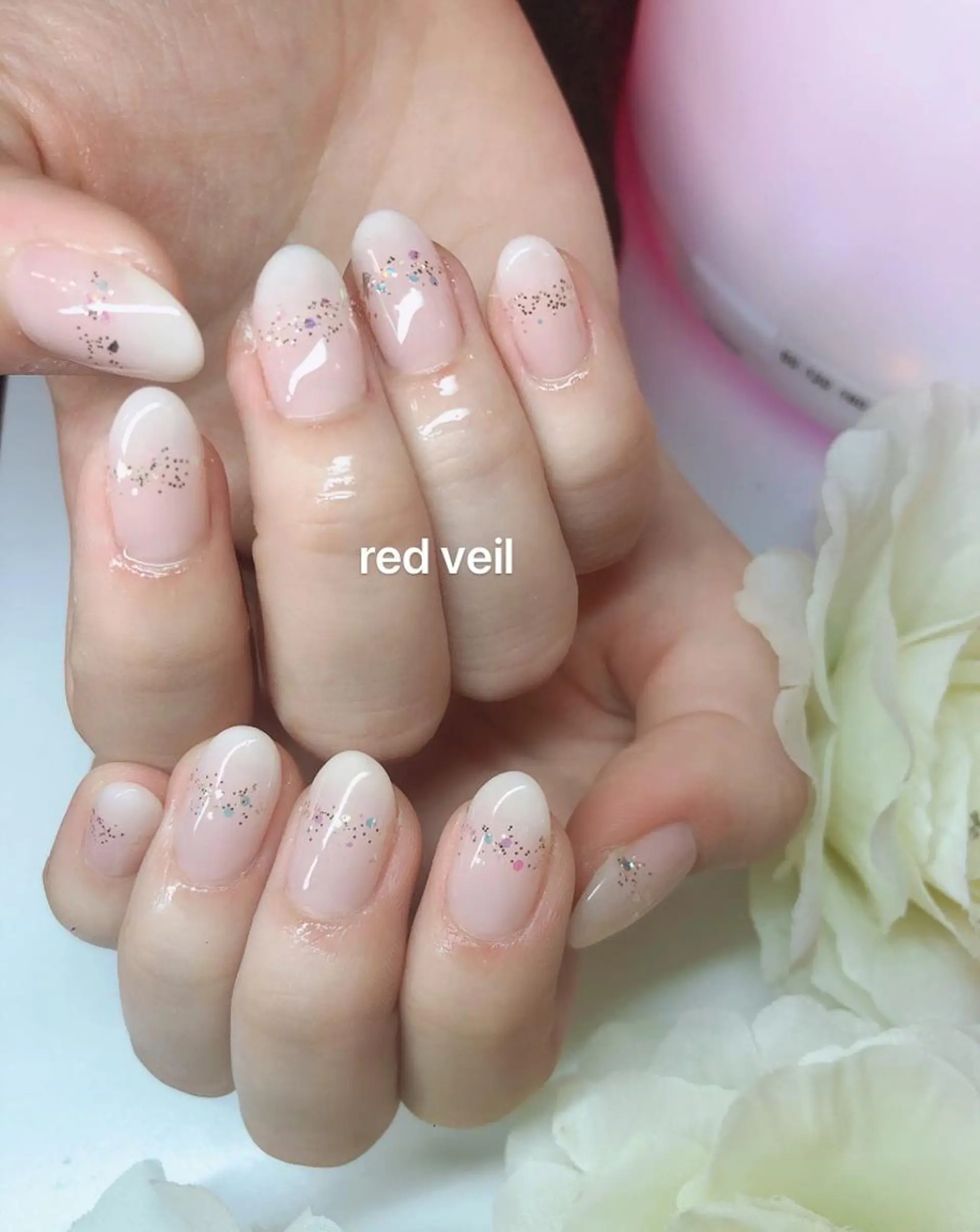 ミディアム ネイル 長さ出し専門 nynaのネイルデザイン