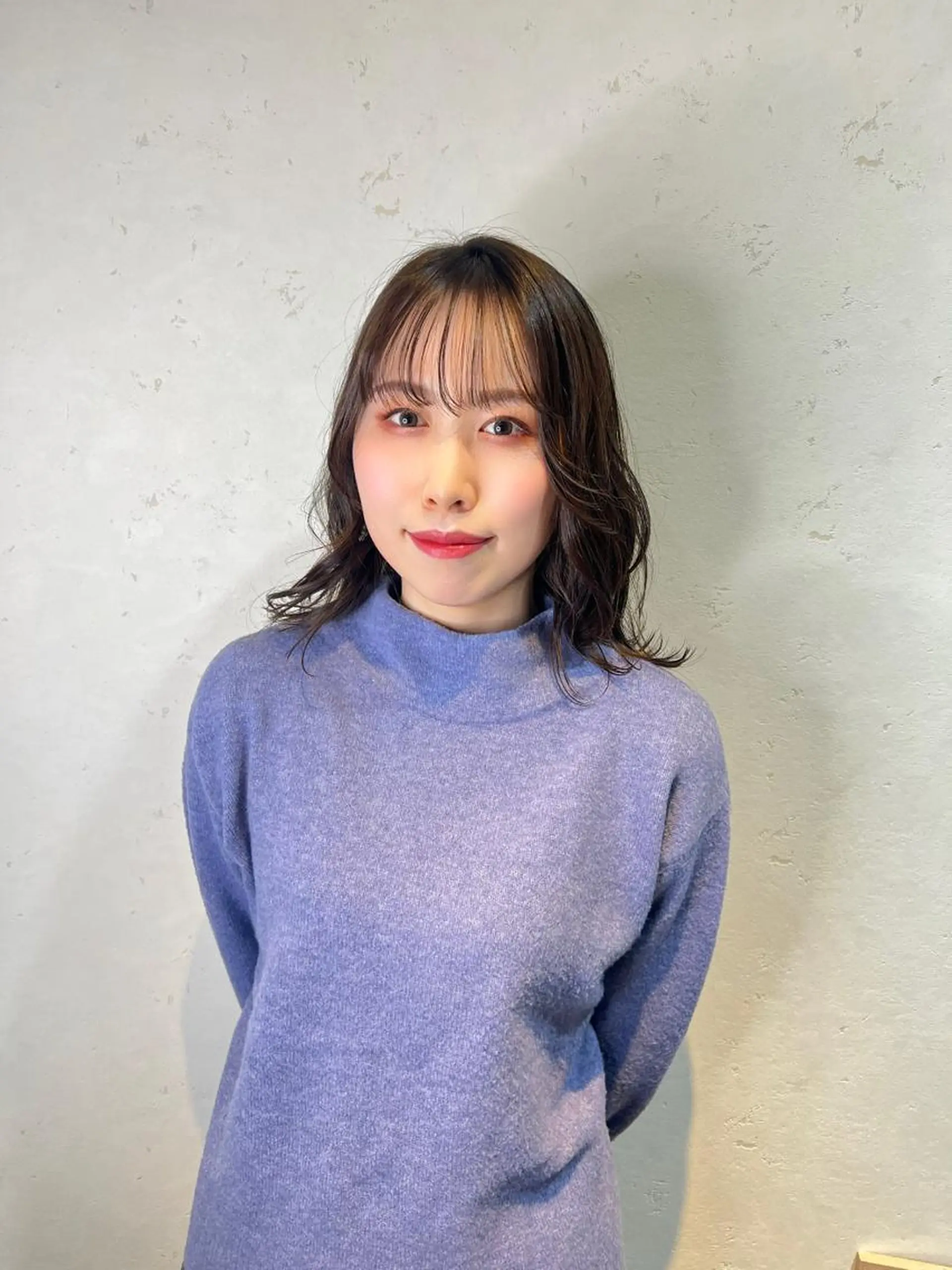 ミディアム ヘアアレンジ 人見知りさんでも安心 奥田 里佳子のヘアスタイル