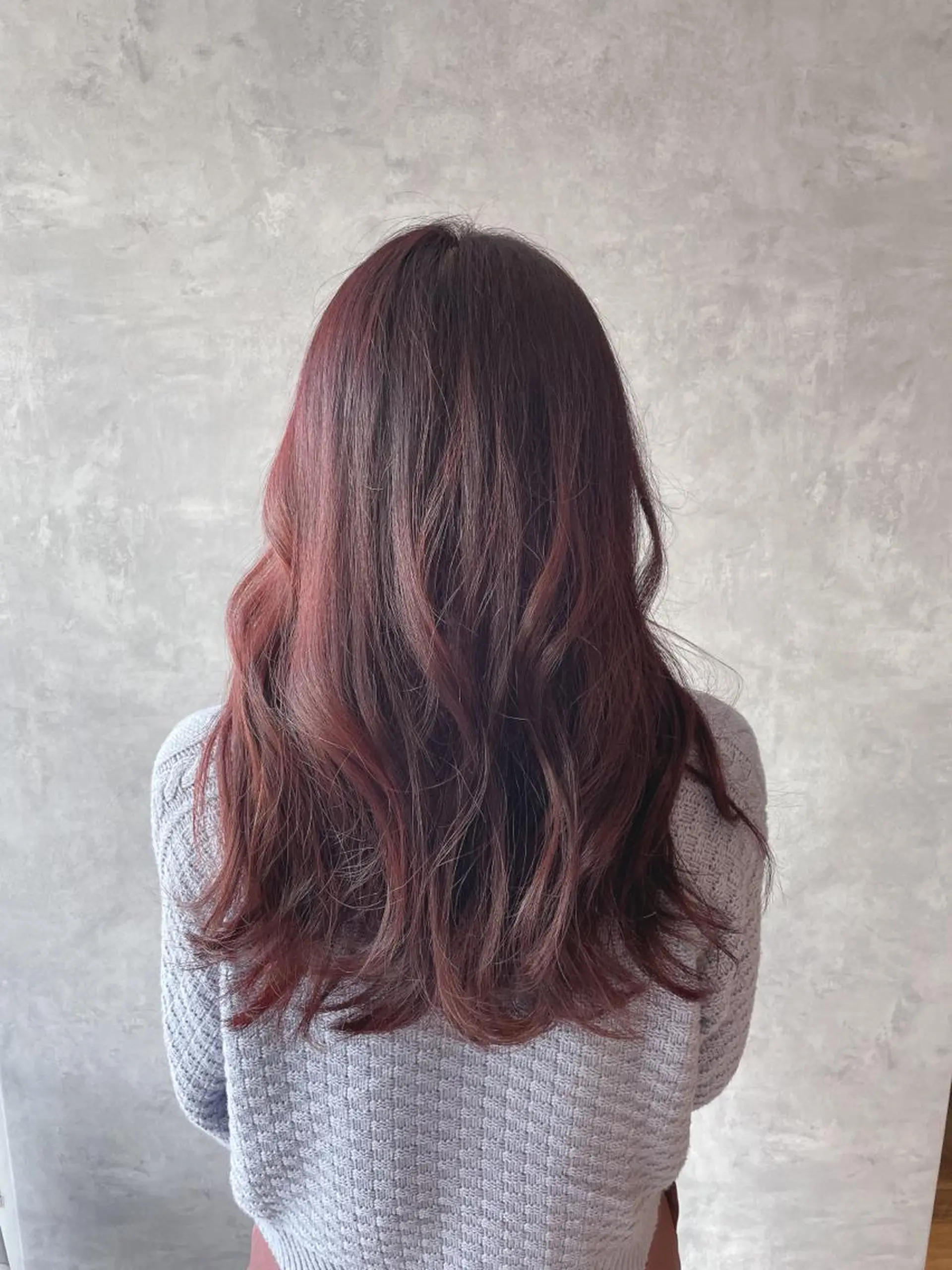 カラー ピンクカラー 金曽 (天方) 美子のヘアスタイル