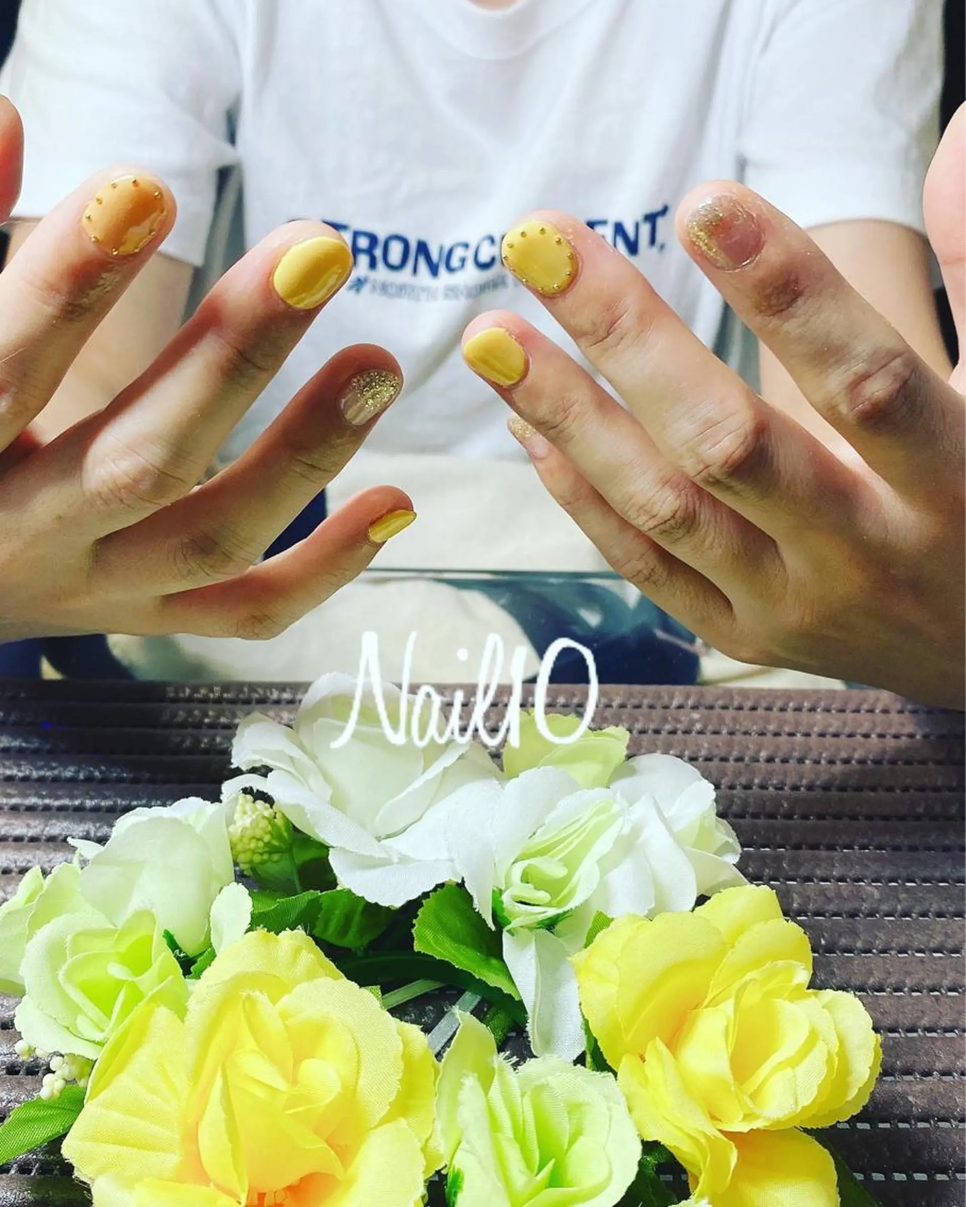 ネイル ラメ(グリッター) ラメグラデーション Nail10 Kakoのネイルデザイン