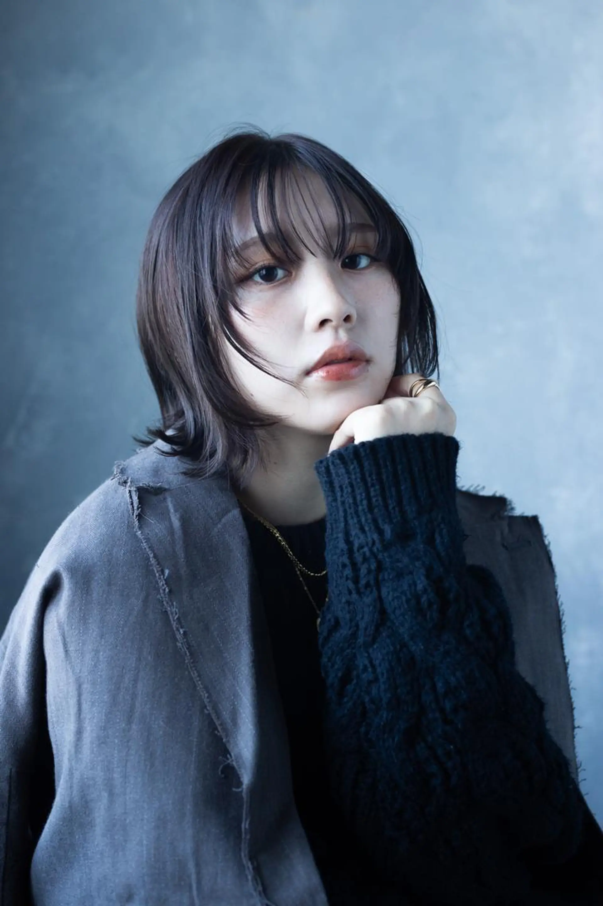 ミディアム カラー カット ヘアカラー 寺山 靖晃のヘアスタイル