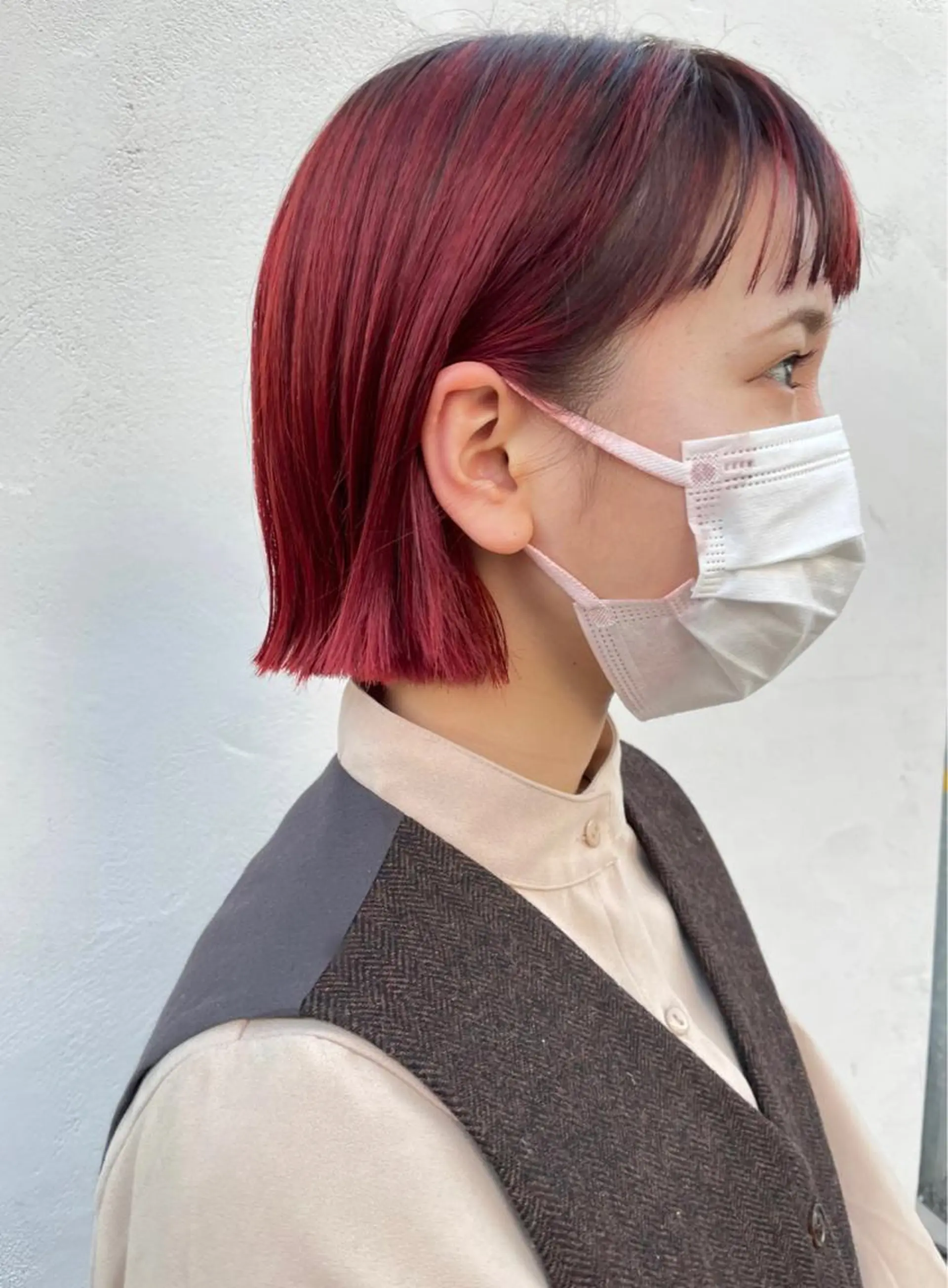 ショート ヘアカラー シェアサロン糸所属・おおはし ひかりのヘアスタイル