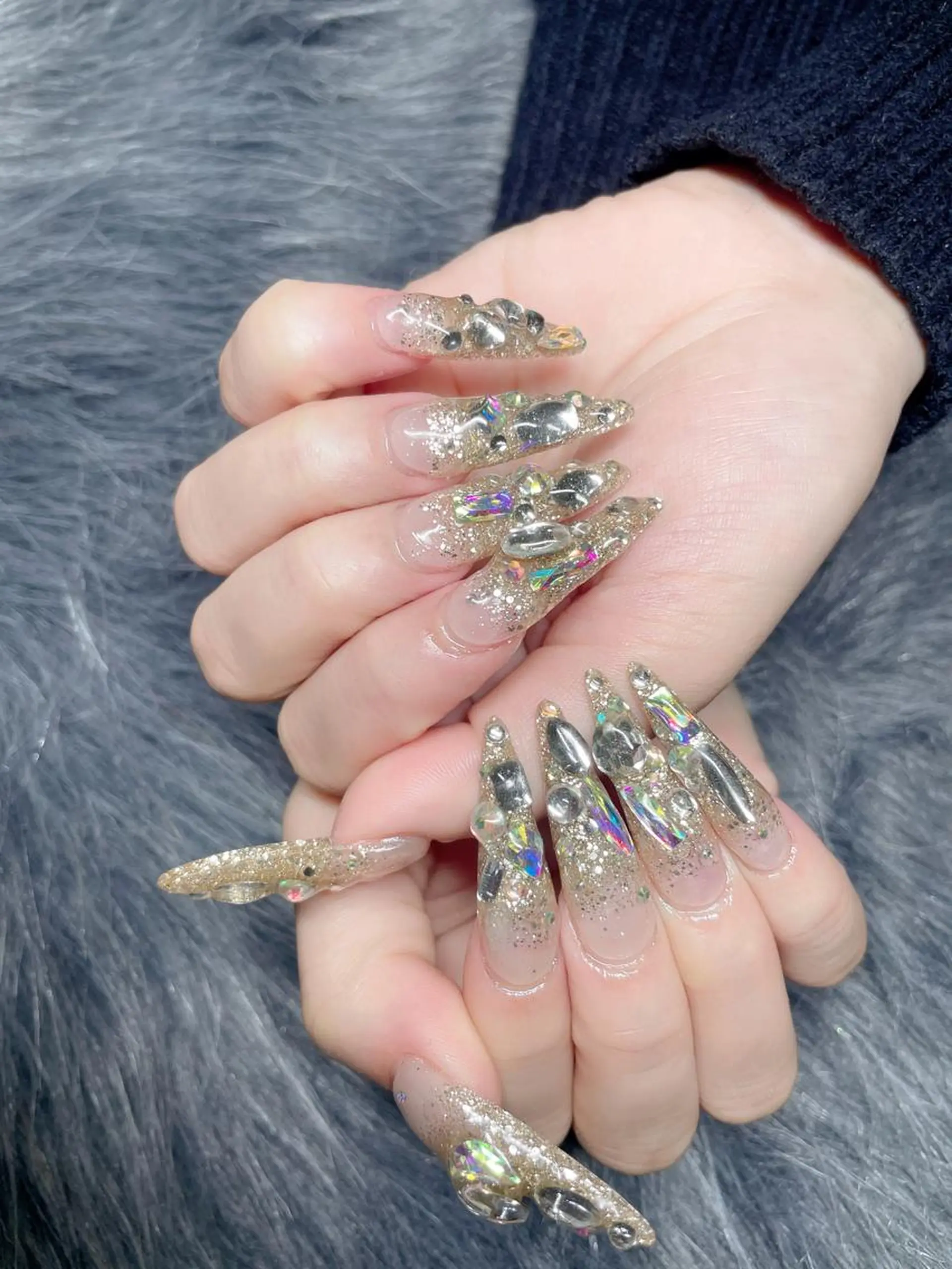 ロング ネイル ハンドネイル 《LB》ラブリエ Nail&eyeのマツエク・マツパデザイン