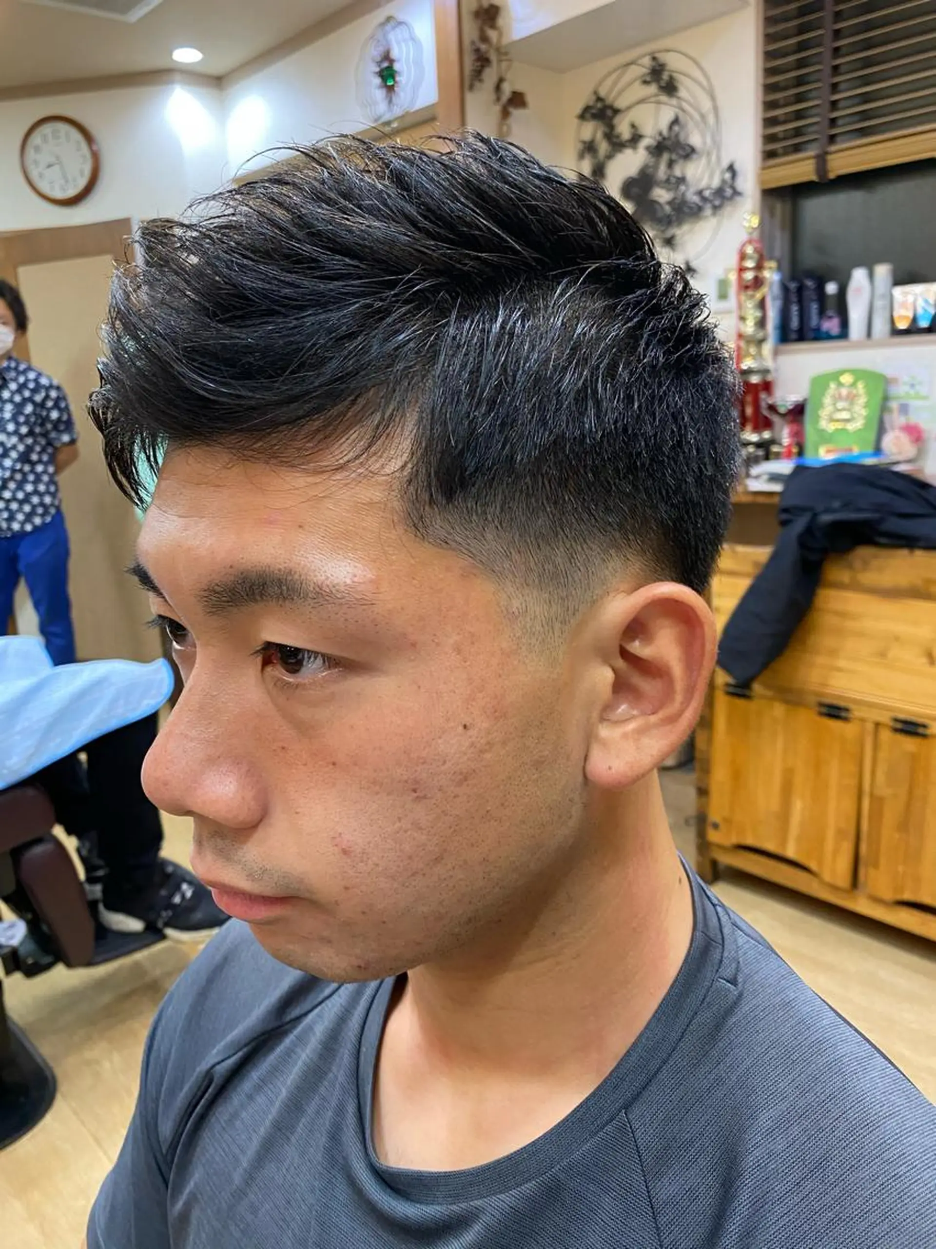 ショート メンズ 浅見 天翔のヘアスタイル