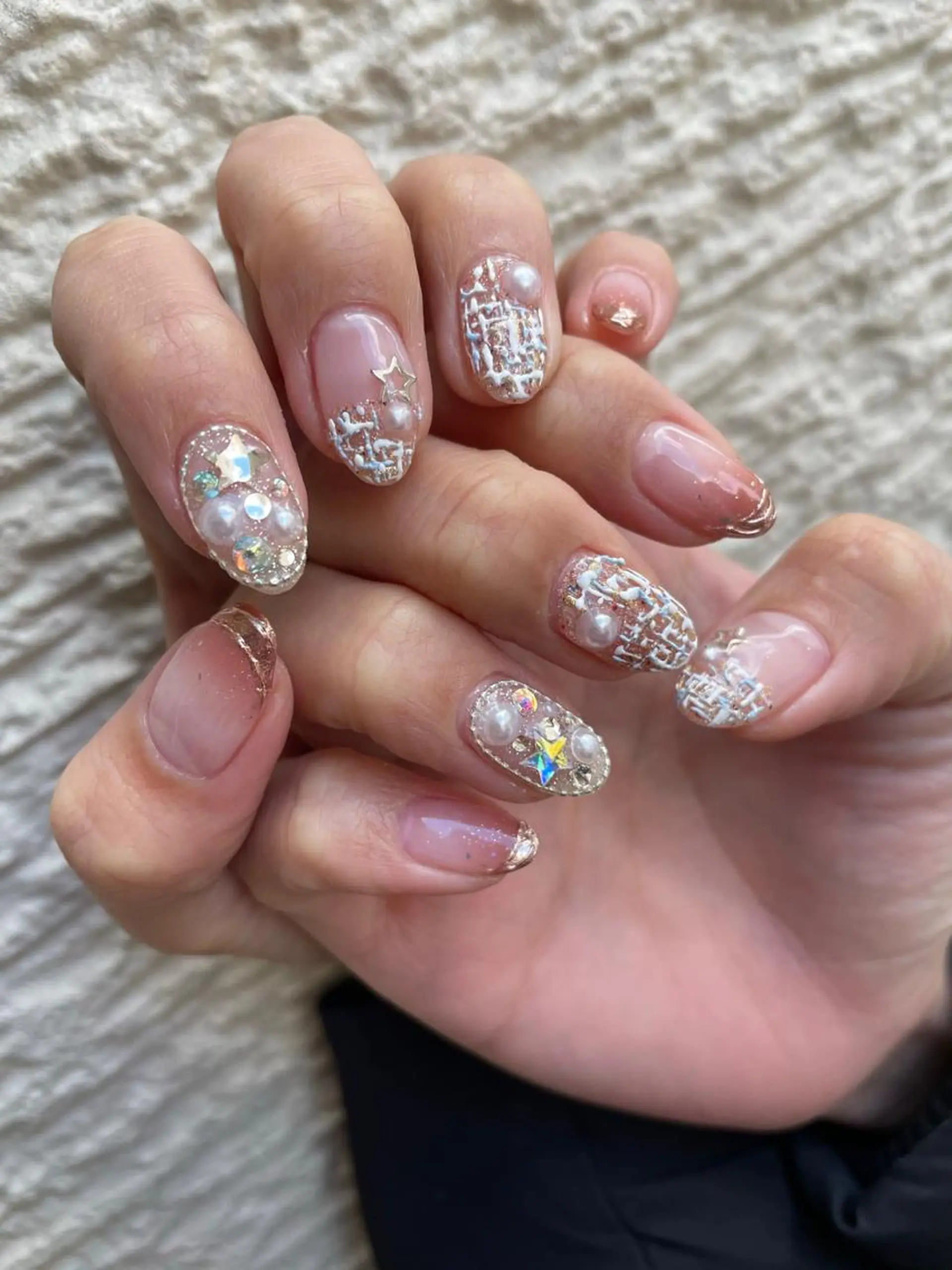 ロング カラー ヘアアレンジ キッズ ネイル マツエク・マツパ アイブロウ 福田 加奈のネイルデザイン