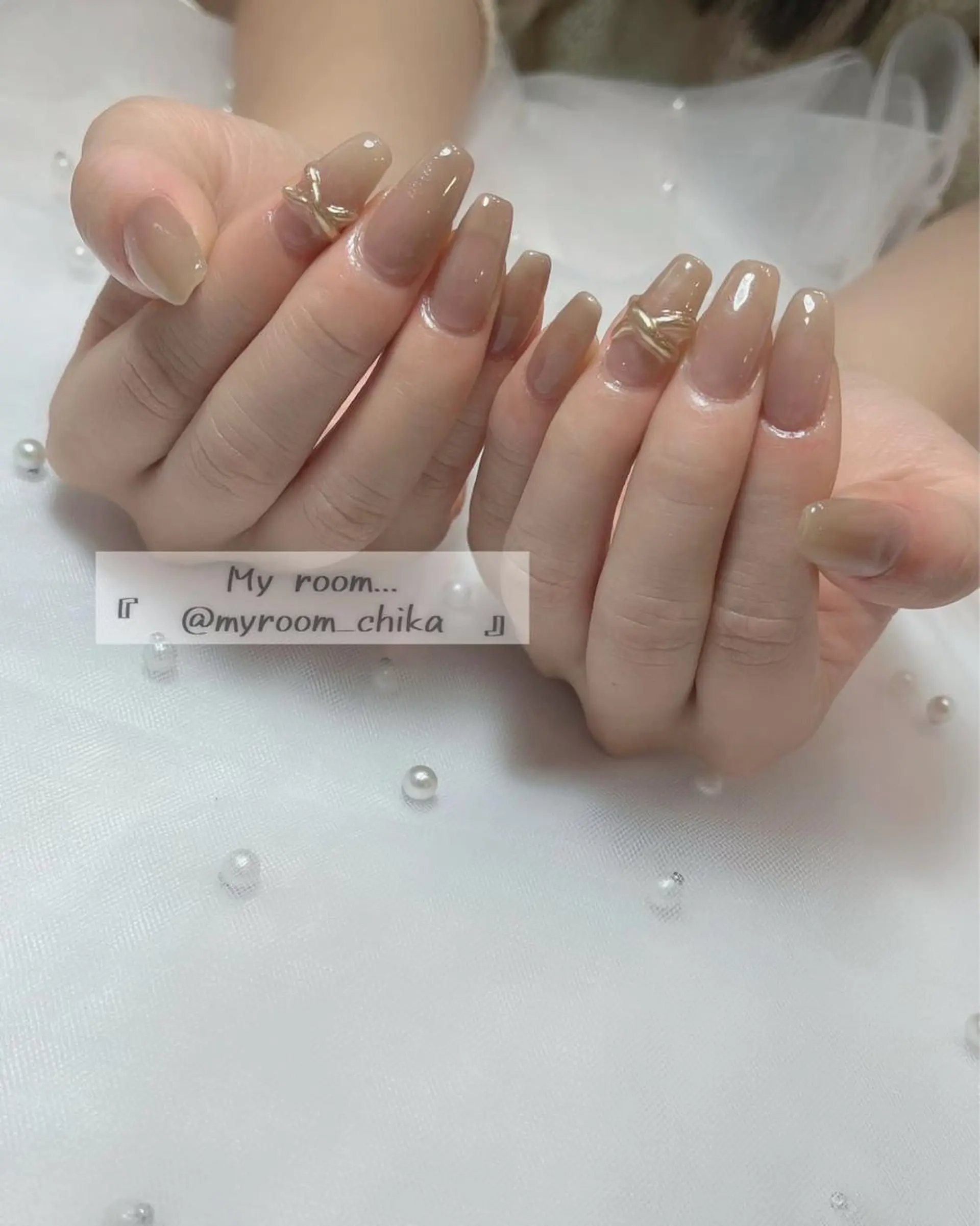 ネイル シンプルネイル Amua.facial salon所属・Amua.ハーブ 新宿御苑駅前のエステ・リラクイメージ