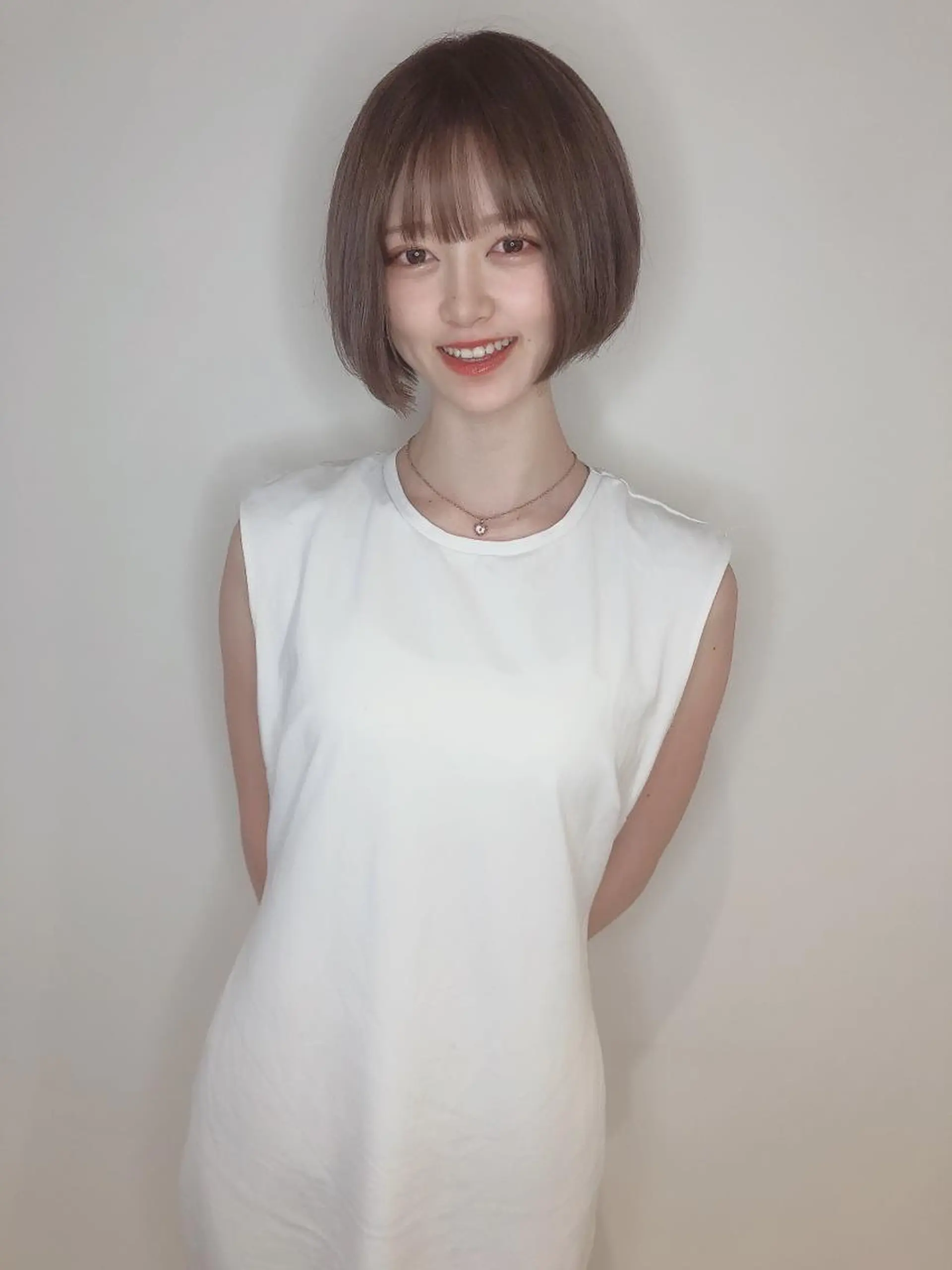 ショート カラー カット ヘアカラー なりたいが叶う ながしまじゅんきのヘアスタイル