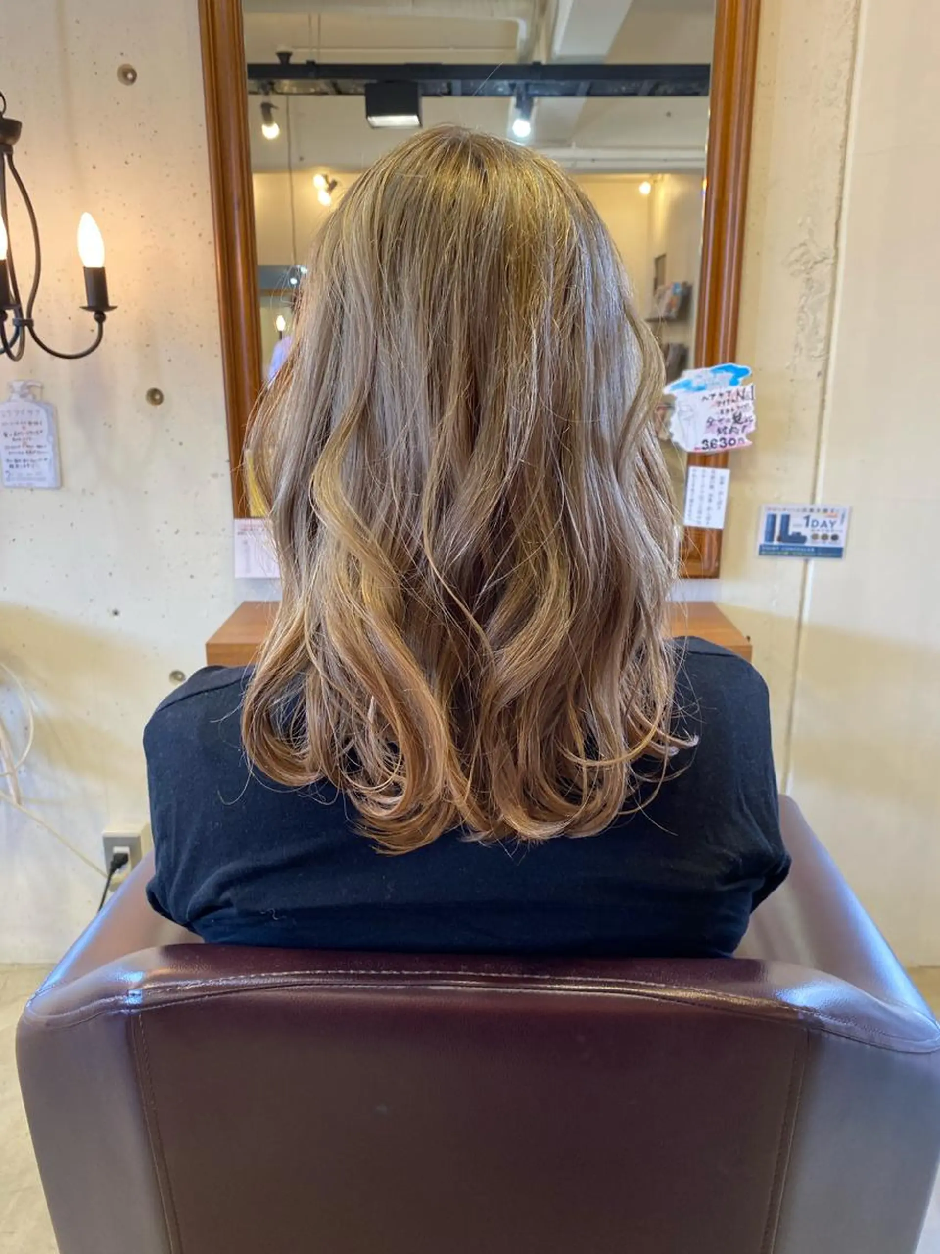 ロング カラー ヘアアレンジ グレージュ カット ヘアカラー SALOWIN京都河原町Suite店所属・外国人風レイヤー/ ハイトーンSHUのヘアスタイル