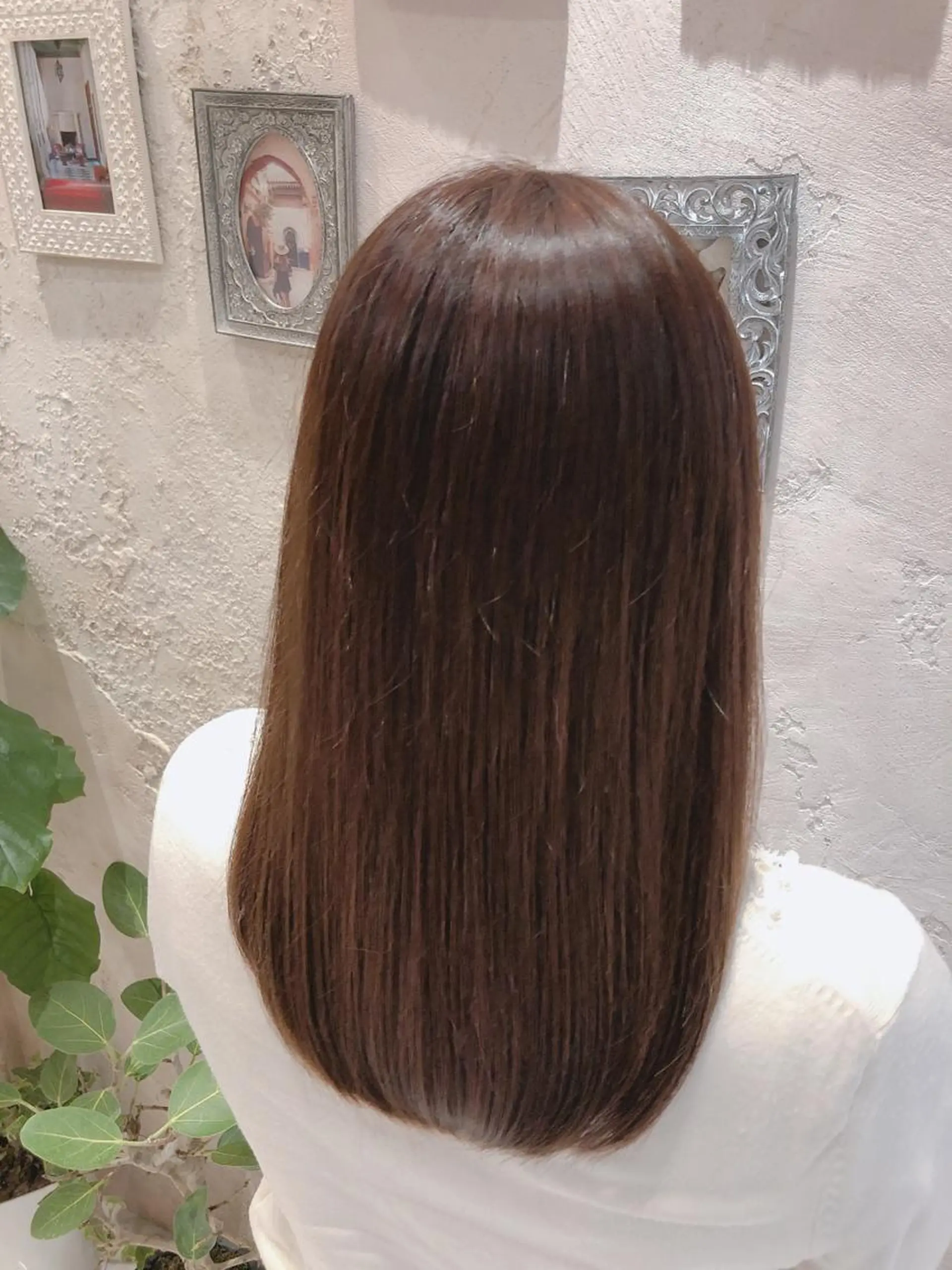 ミディアム 縮毛矯正 カット 縮毛矯正 トリートメント 代表山口ひな 髪質改善のプロのヘアスタイル