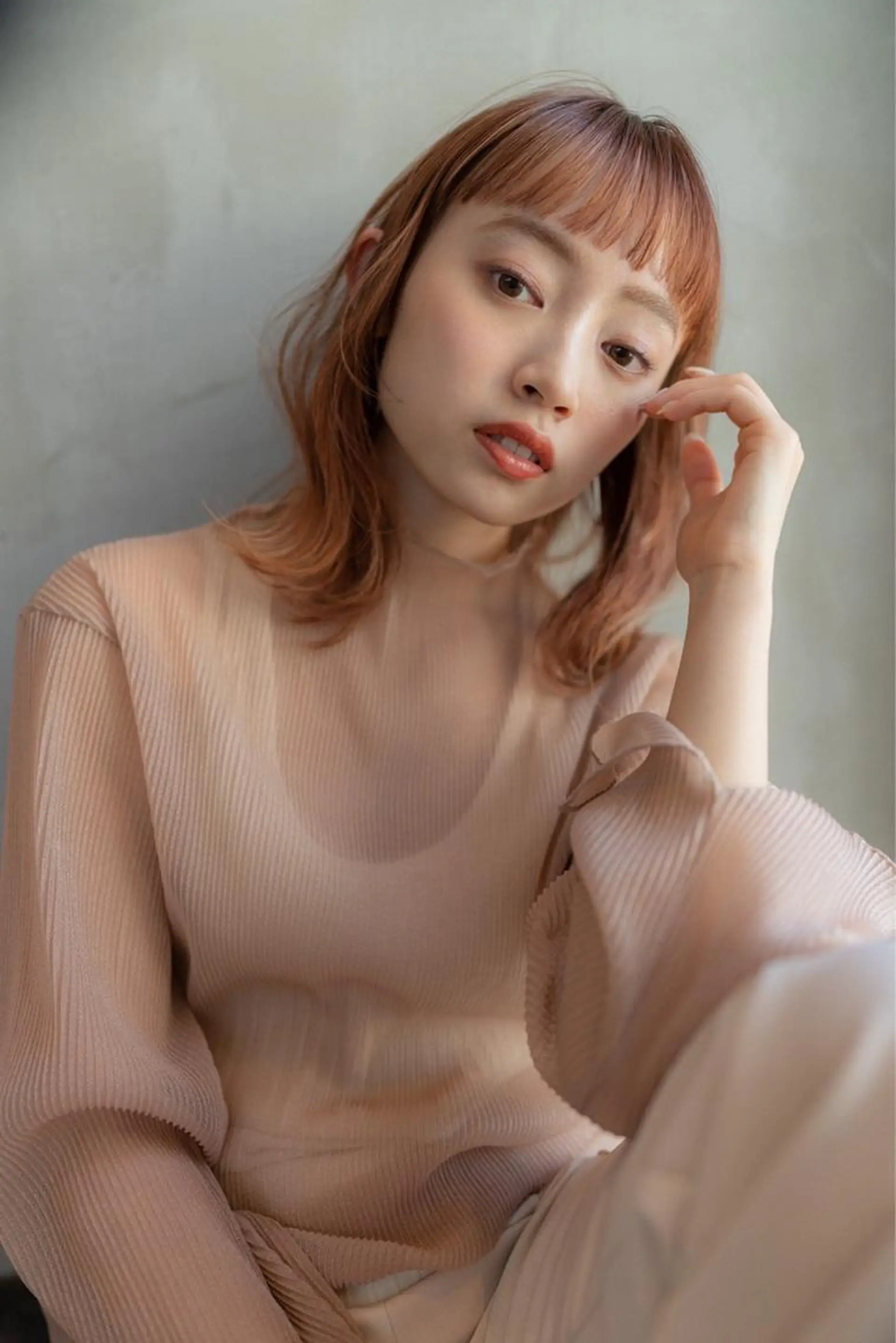 ミディアム カラー 髪質改善 RAF TOKYO所属・10月限定モニター 髪質改善美髪矯正のヘアスタイル