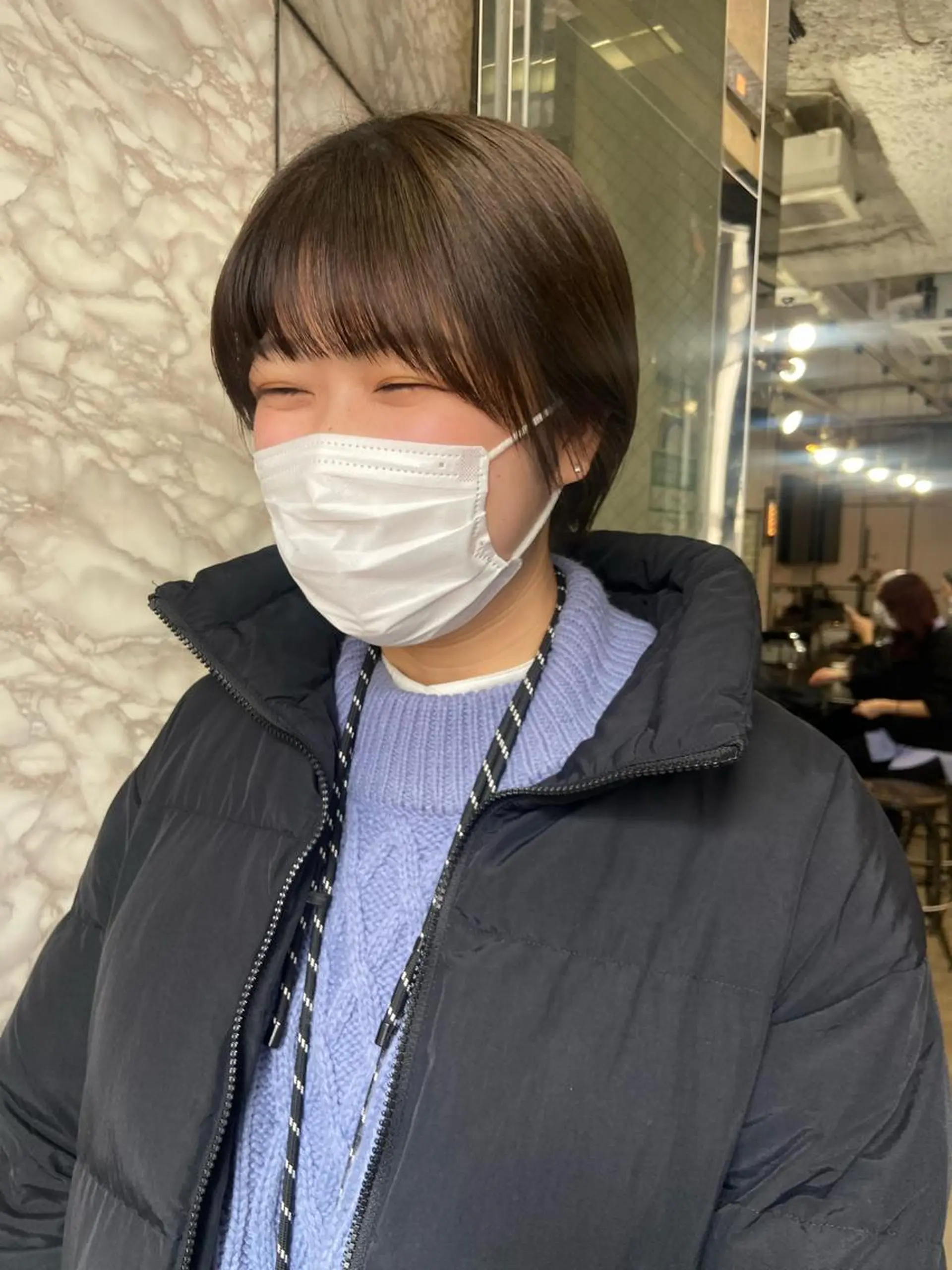 ショート 地毛風艶カラー🌿 喜多夏海のヘアスタイル