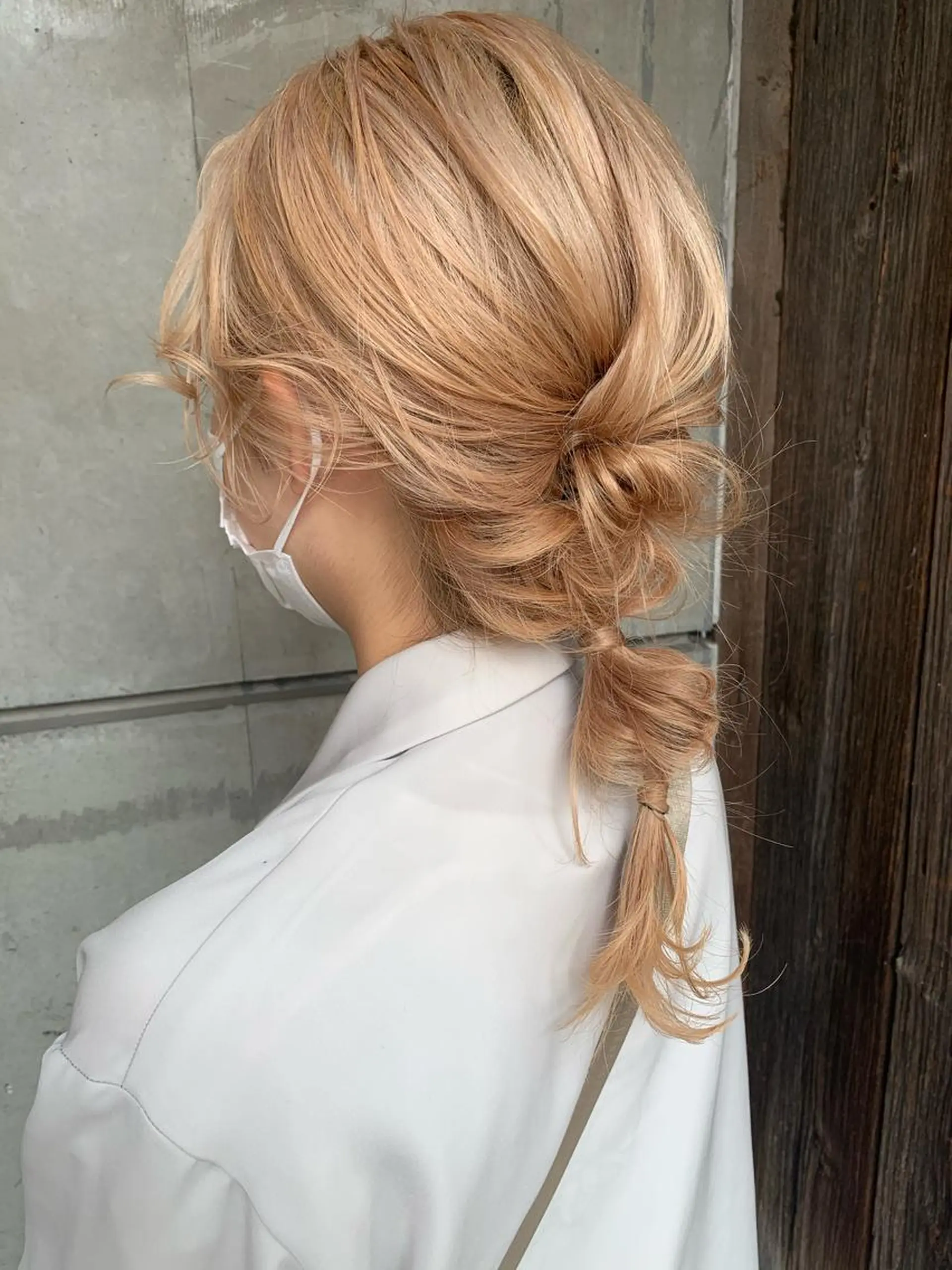 ミディアム ヘアアレンジ 平野 優奈のヘアスタイル