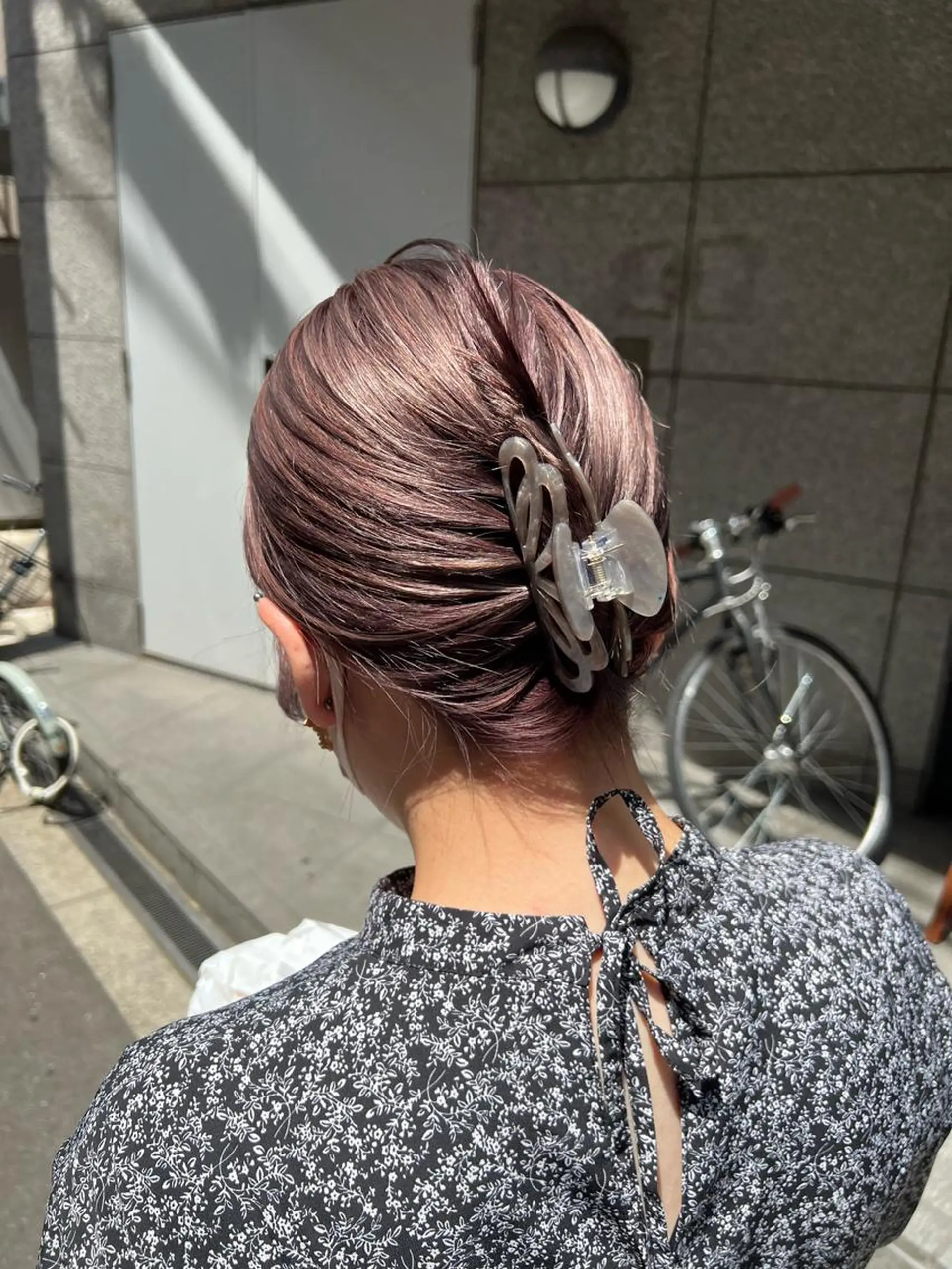 ミディアム カラー 髪質改善ストレート Kantaのヘアスタイル