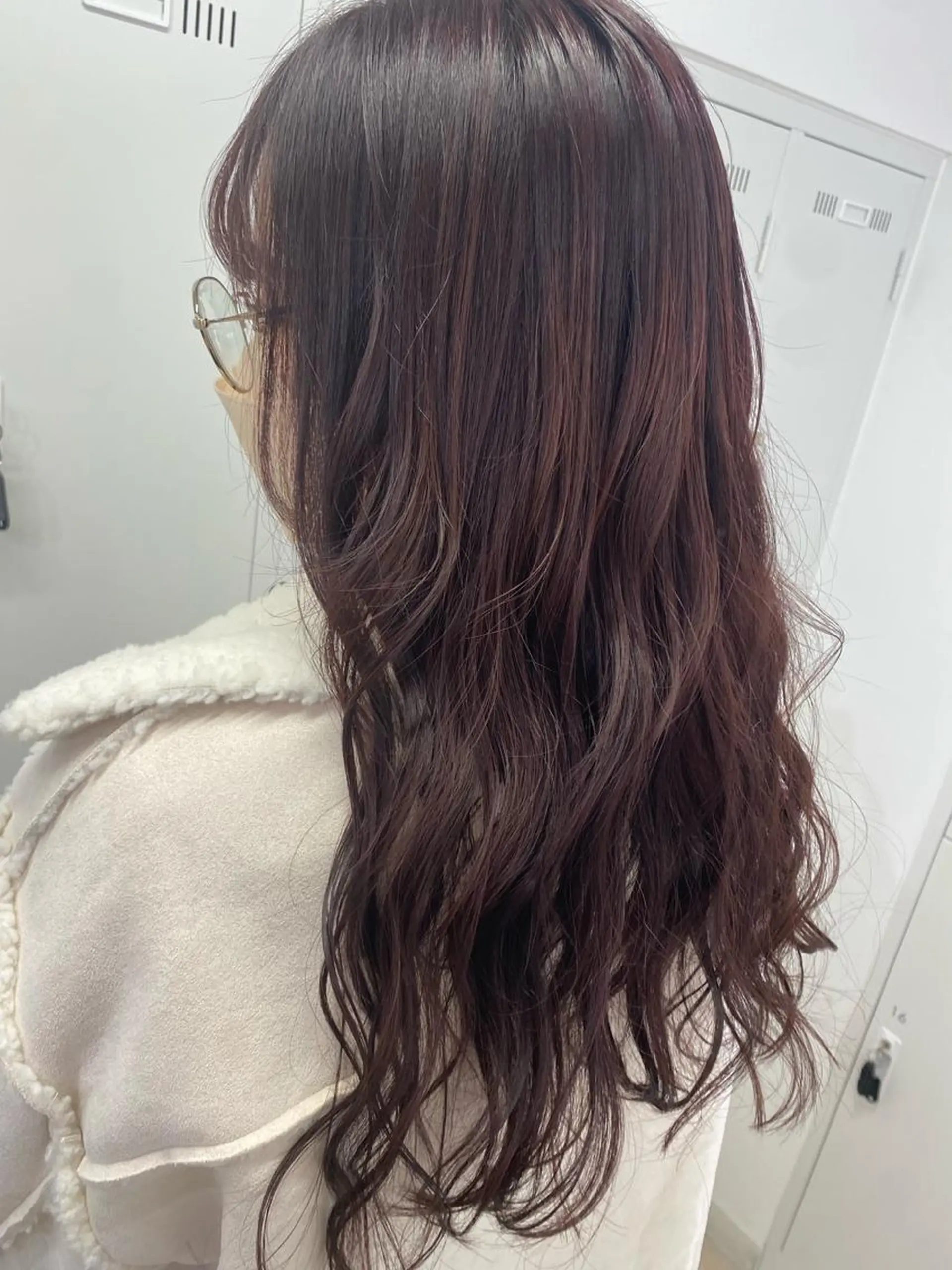 ロング 長妻莉央/縮毛矯正 髪質改善カラーのヘアスタイル