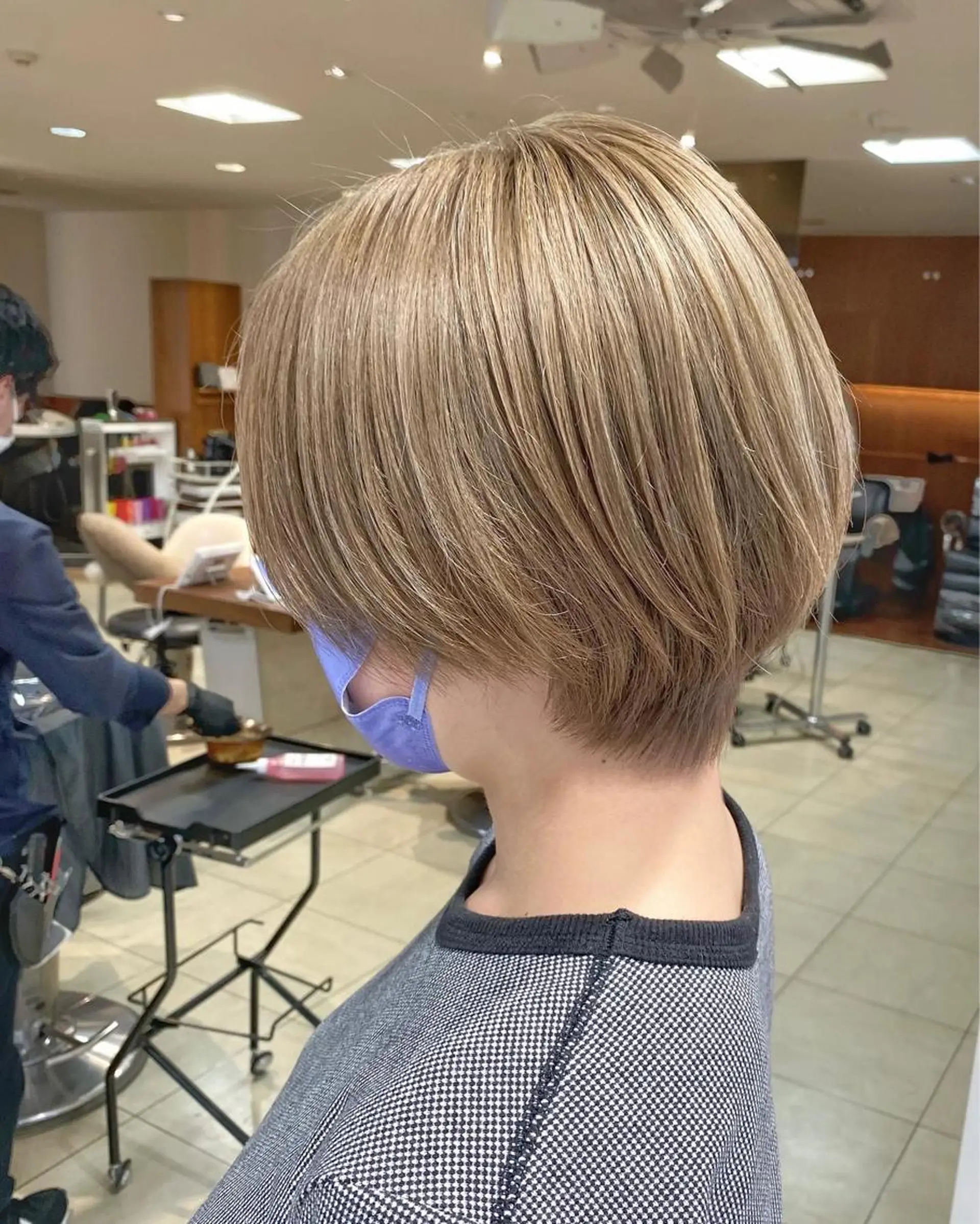 ショート カラー ブリーチ指名No.1 Daikiのヘアスタイル