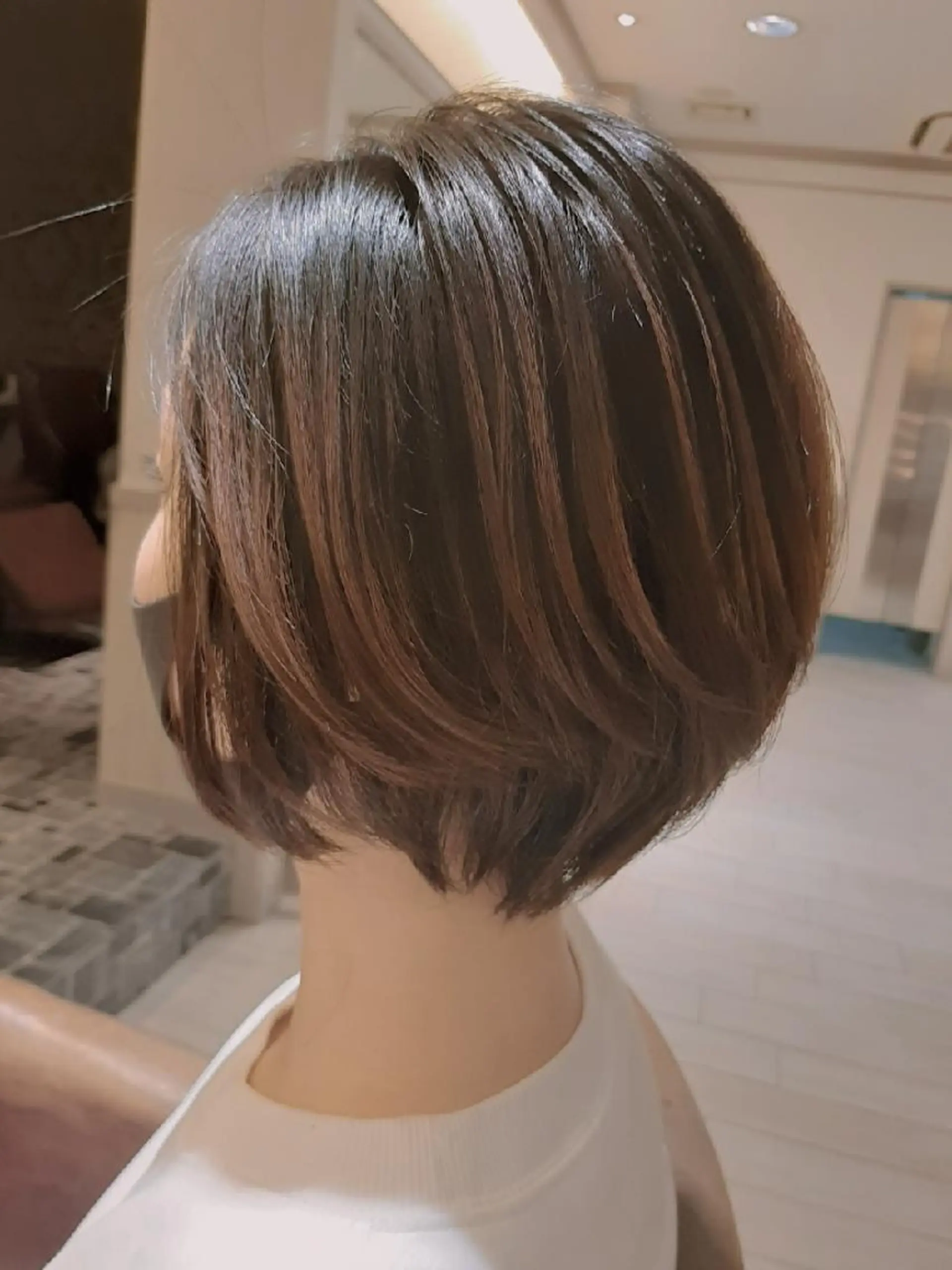 ショート はらだ ともこ☺︎のヘアスタイル