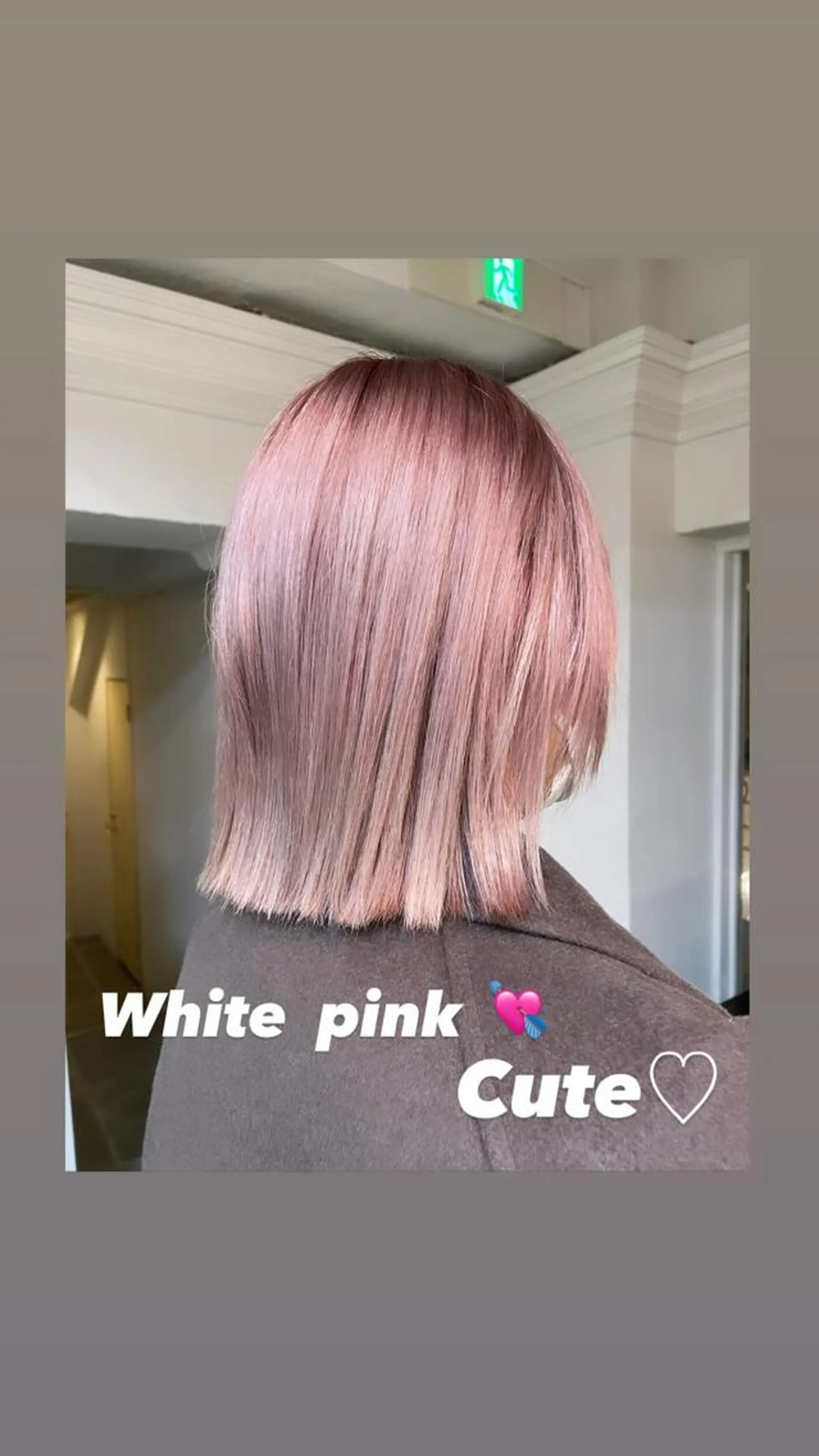 ミディアム カラー カット ヘアカラー トリートメント 平 ちひろのヘアスタイル