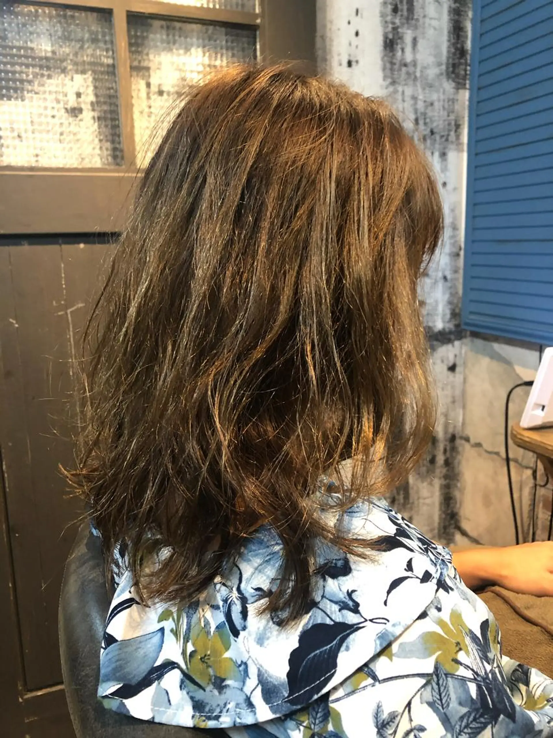 セミロング パーマ メンズ特化❤️‍🔥 みやぎのヘアスタイル