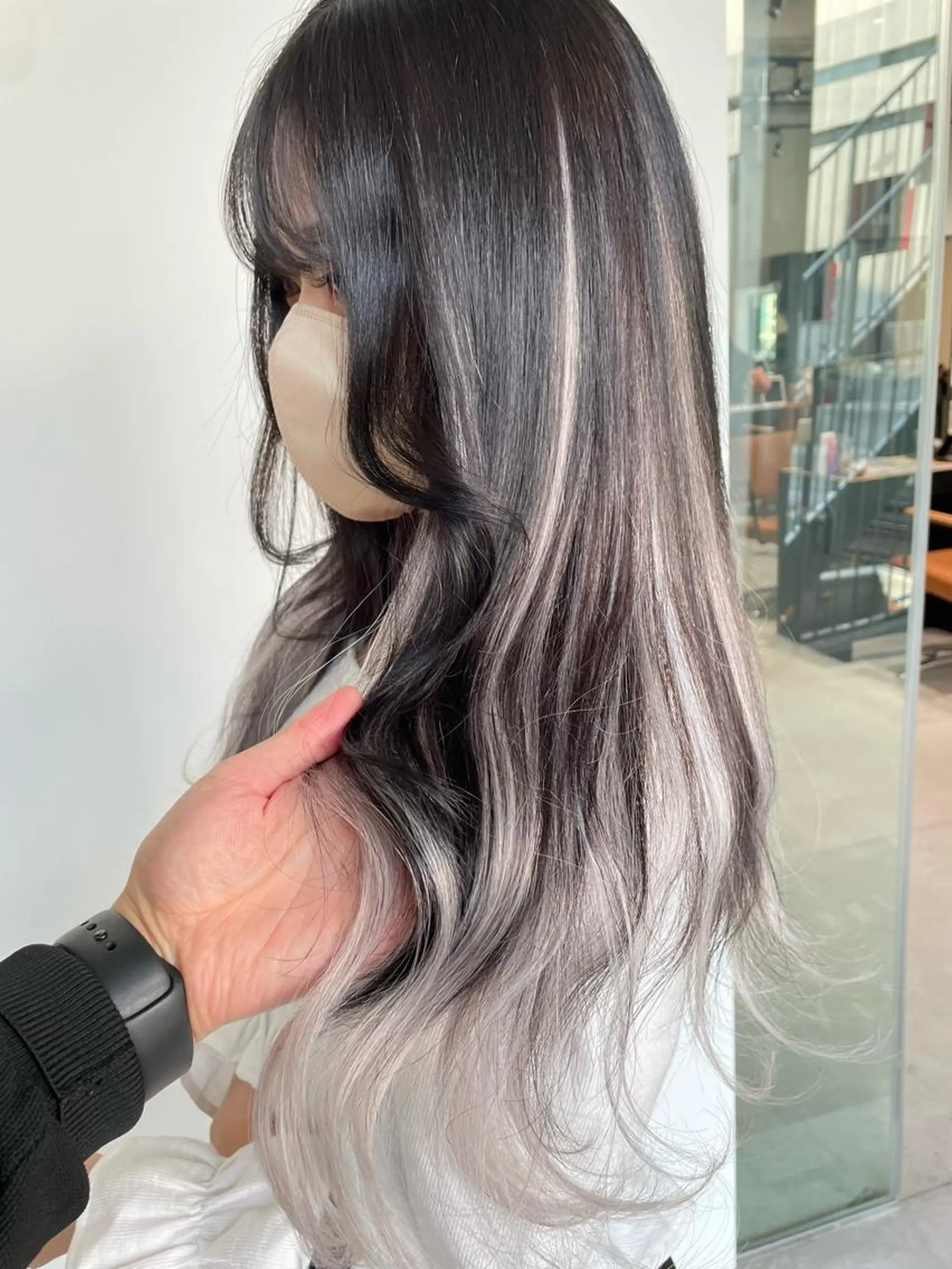 セミロング エクステ Hair mission【ヘアーミッション】心斎橋所属・エクステ／レイヤー 落合/心斎橋のヘアスタイル