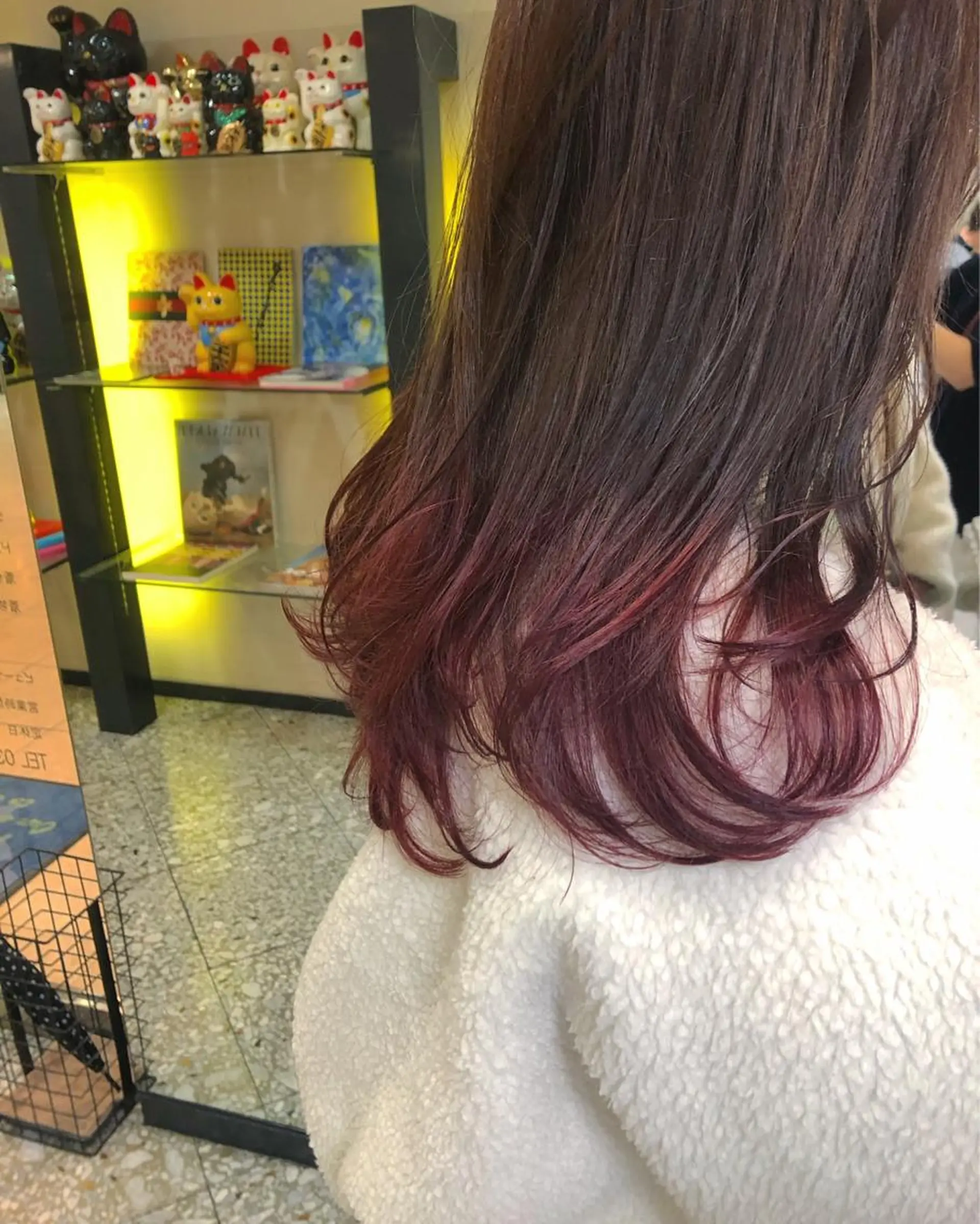 ミディアム カラー ヘアアレンジ ボブ/ミニボブ/ 立河今日子のヘアスタイル