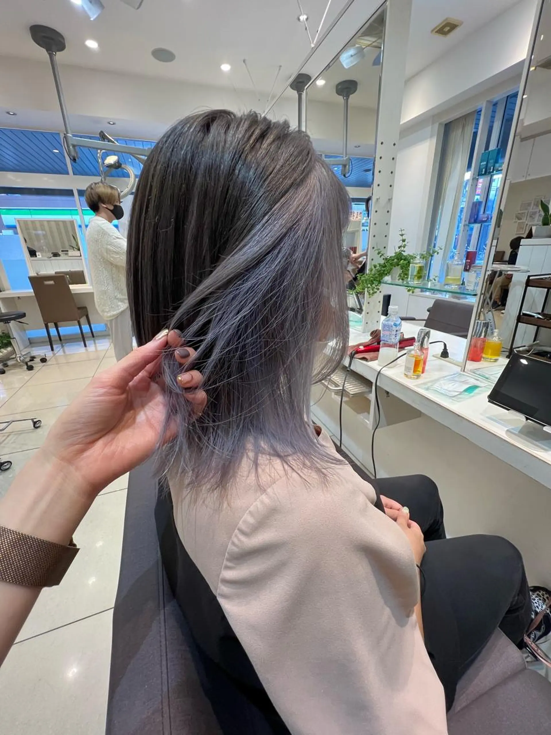 ミディアム カラー はだゆうき @hadadan08のヘアスタイル