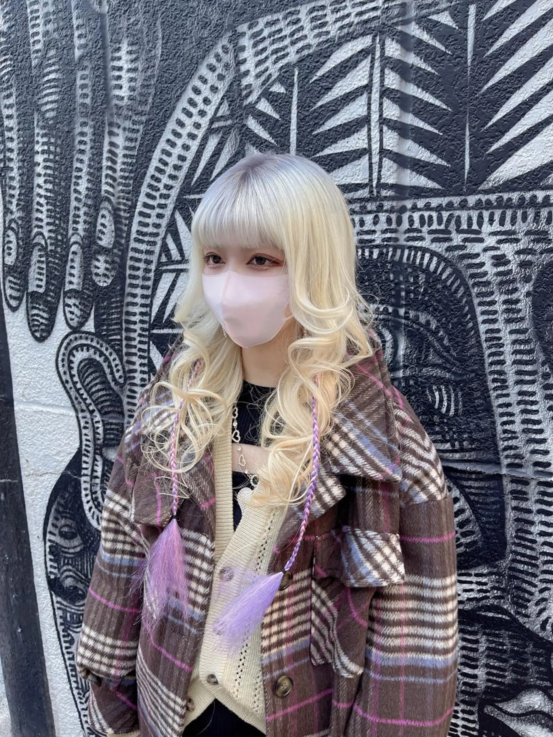 カラー ヘアアレンジ ブロンド haco+所属・🌈派手髪エクステ ブレイズ🌈ひろとのヘアスタイル