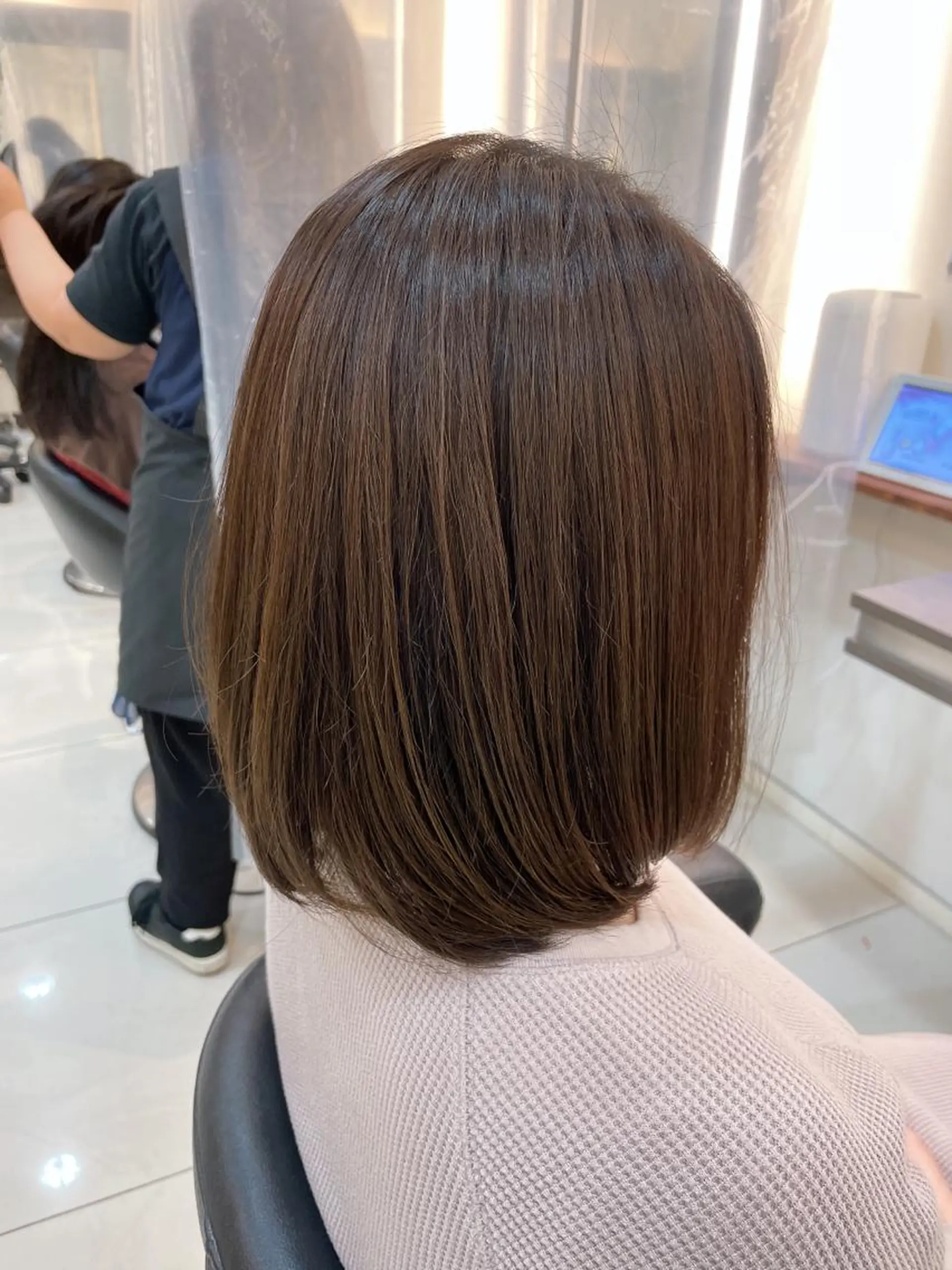 カラー アディクシーカラー 店長/ボブ/ 縮毛矯正/清水祥偉のヘアスタイル