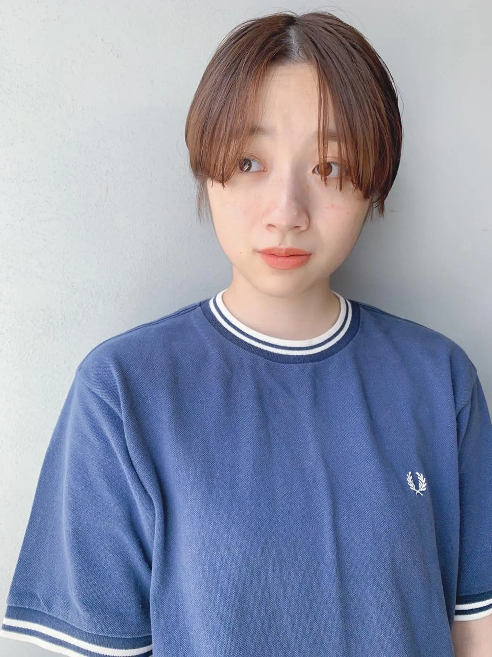 ショート カラー ボブパーマコテ巻き風 パーマNo1深江秀平のヘアスタイル