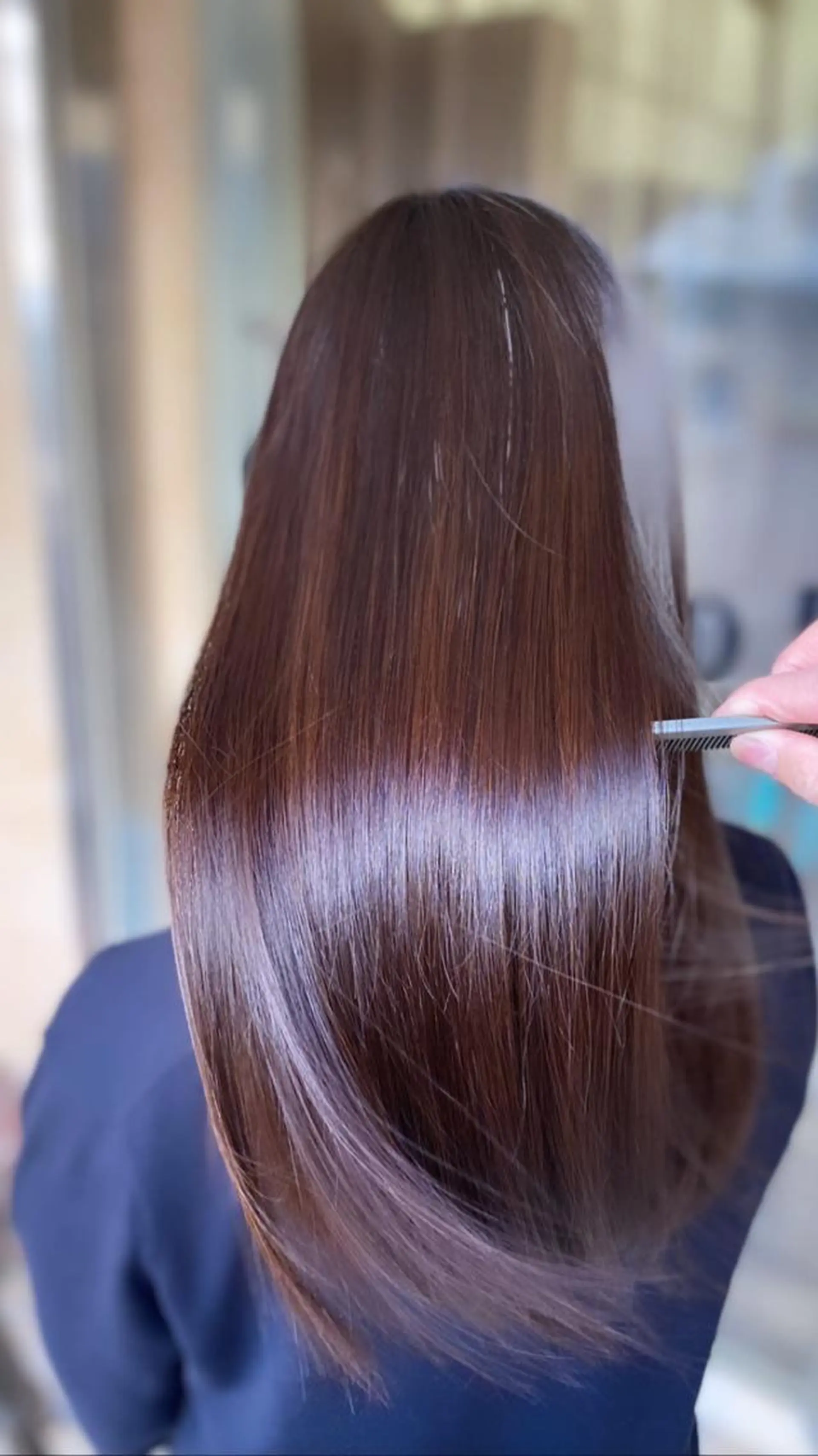 ロング カラー パーマ ウルフ/レイヤー /パーマ　ナユタのヘアスタイル