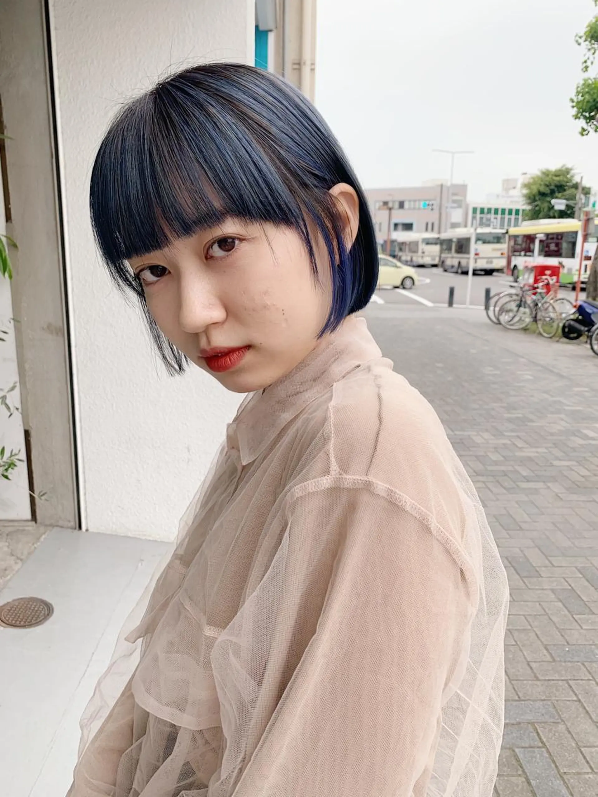 ショート カラー ボブ SALOWIN 名古屋所属・パーマ/ボブ特化 /丹羽舜太のヘアスタイル