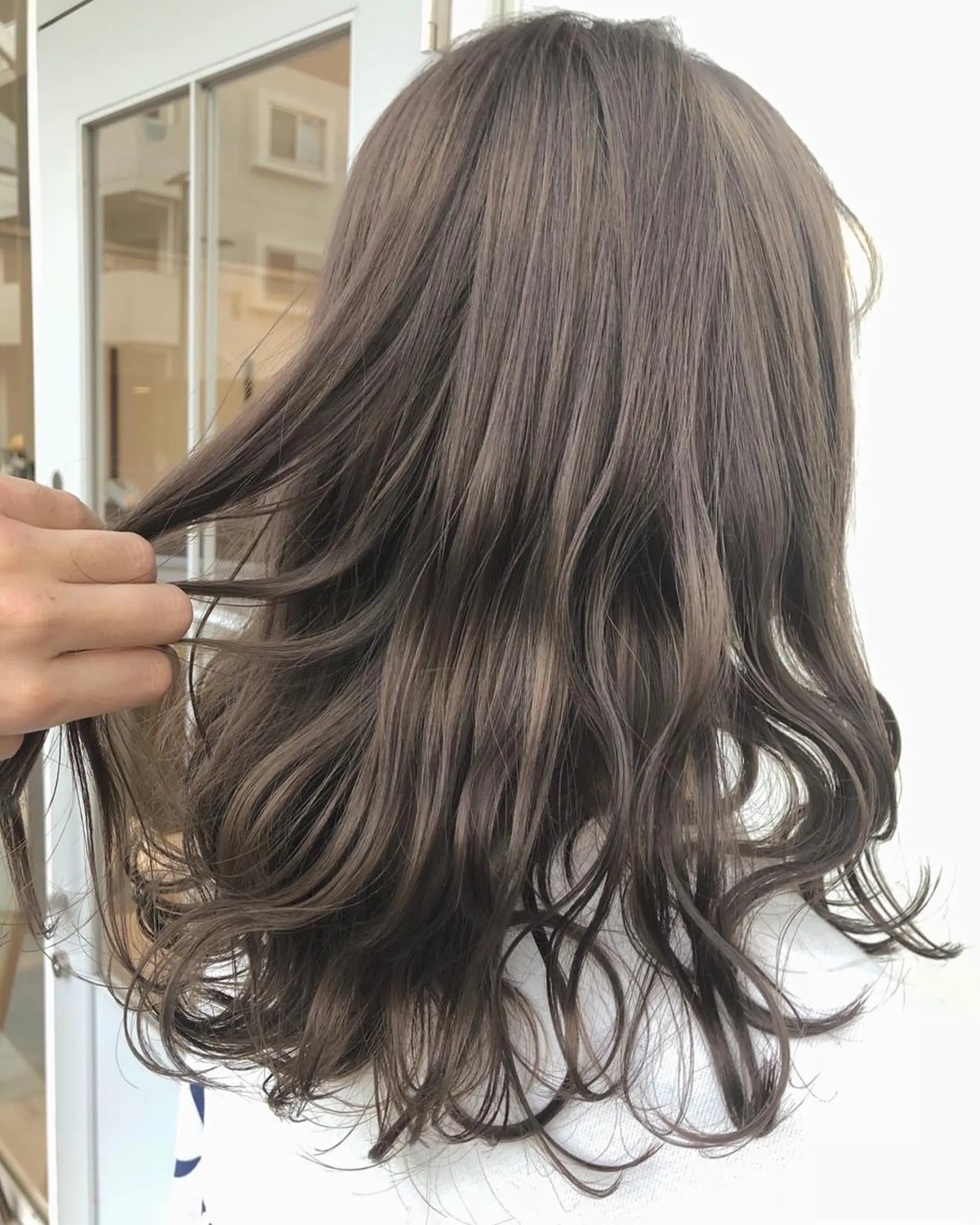 ロング カラー ブリーチ イルミナカラー sano sayakaのヘアスタイル