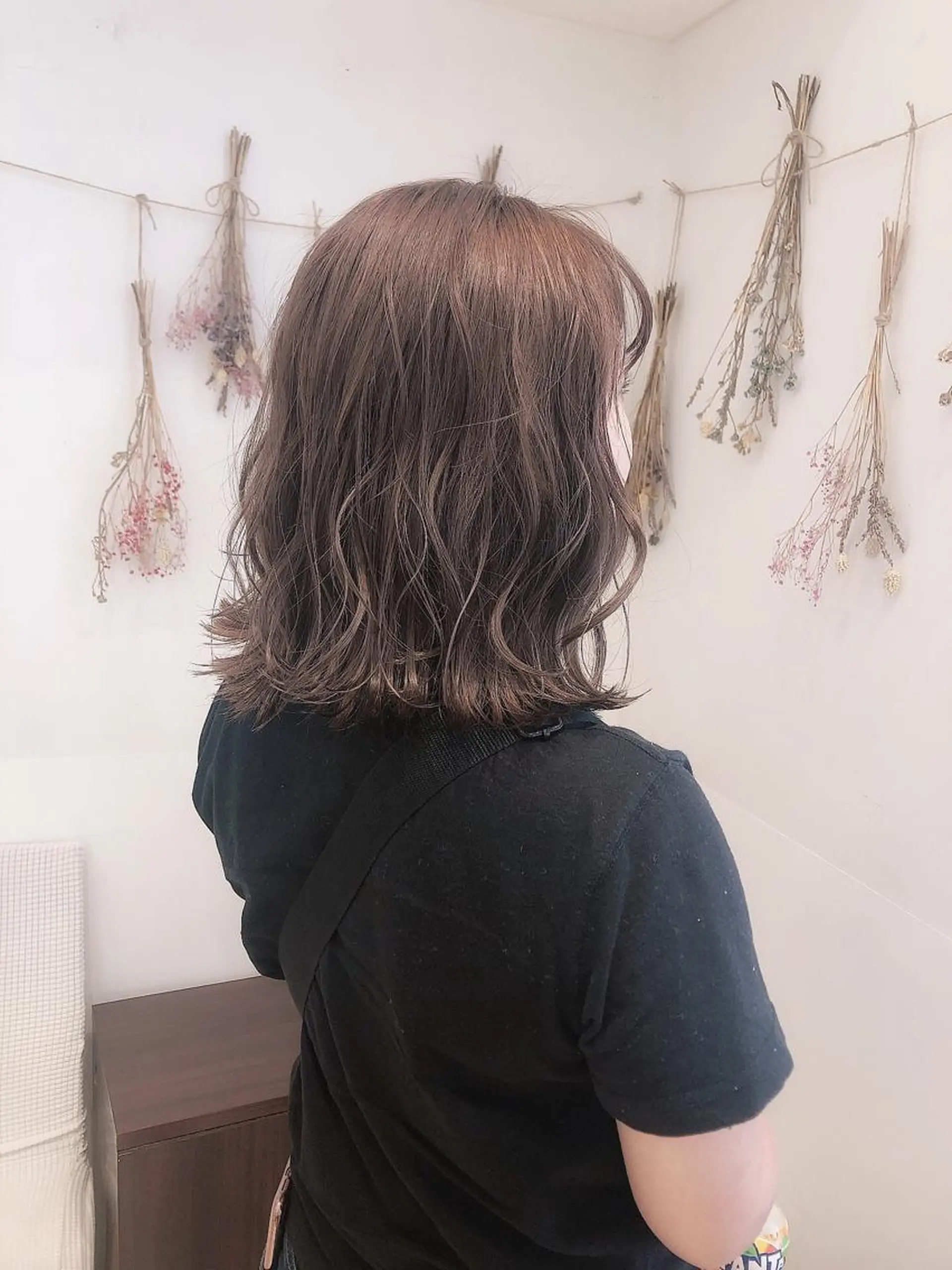 ミディアム カラー ベージュカラー ブリーチ はだゆうき @hadadan08のヘアスタイル