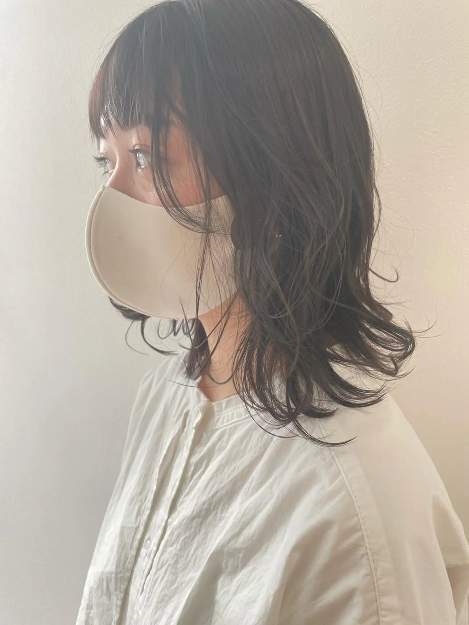 ミディアム ヘアカラー 福島成美/髪質改善 縮毛矯正/カラーのヘアスタイル