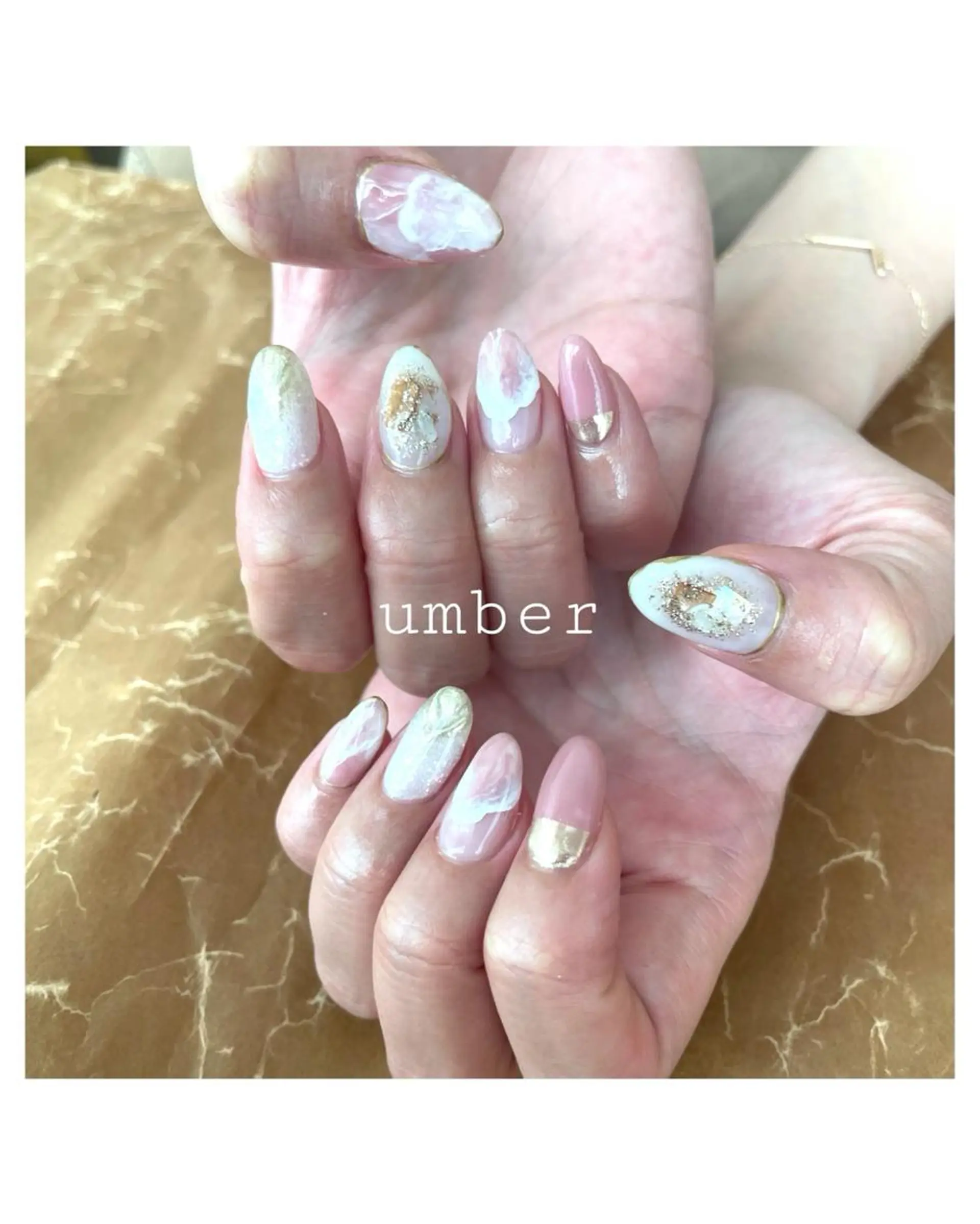 ネイル クリアネイル フラッシュネイル フットネイル フレンチネイル キラキラネイル ハンドネイル umber 三茶1分のネイルデザイン