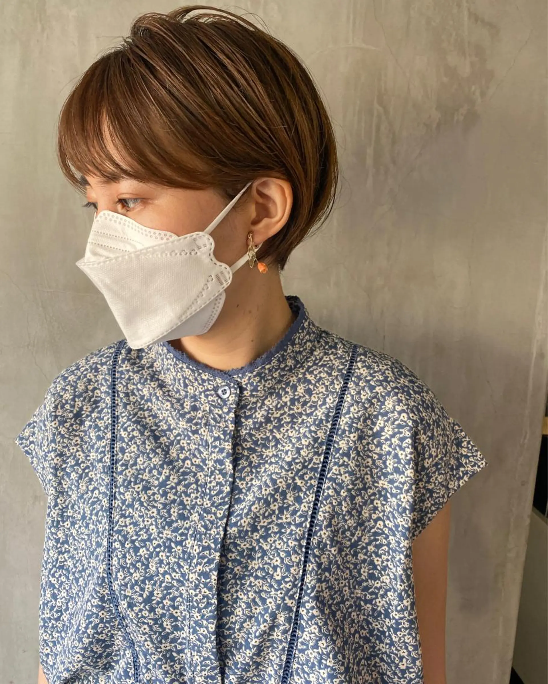 ショート カラー ヘアアレンジ ショートヘア stylist/蛯谷 珠里のヘアスタイル