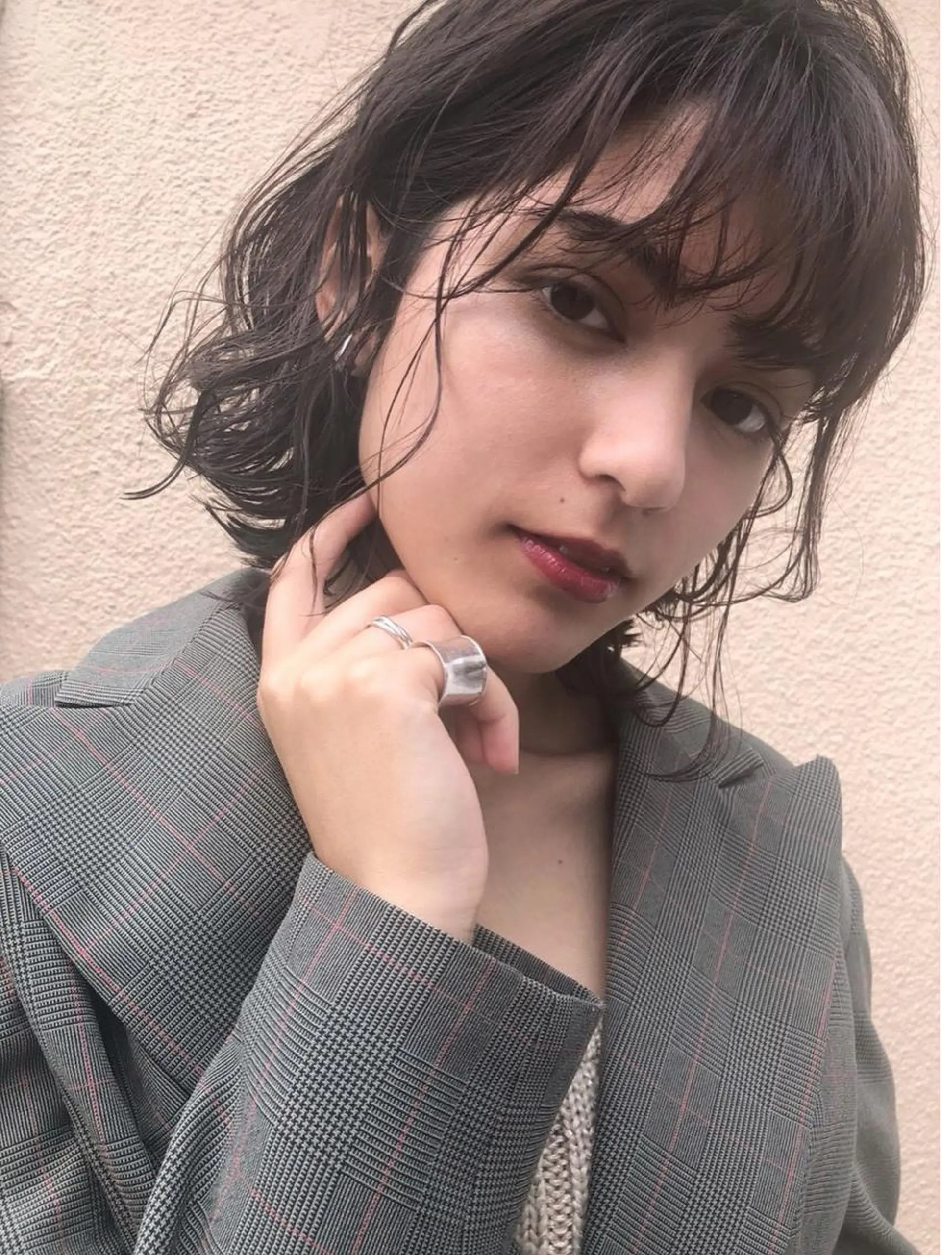 ショート カラー パーマ カット パーマ トリートメント メンズヘア/レイヤー /ボブ山内春輝のヘアスタイル