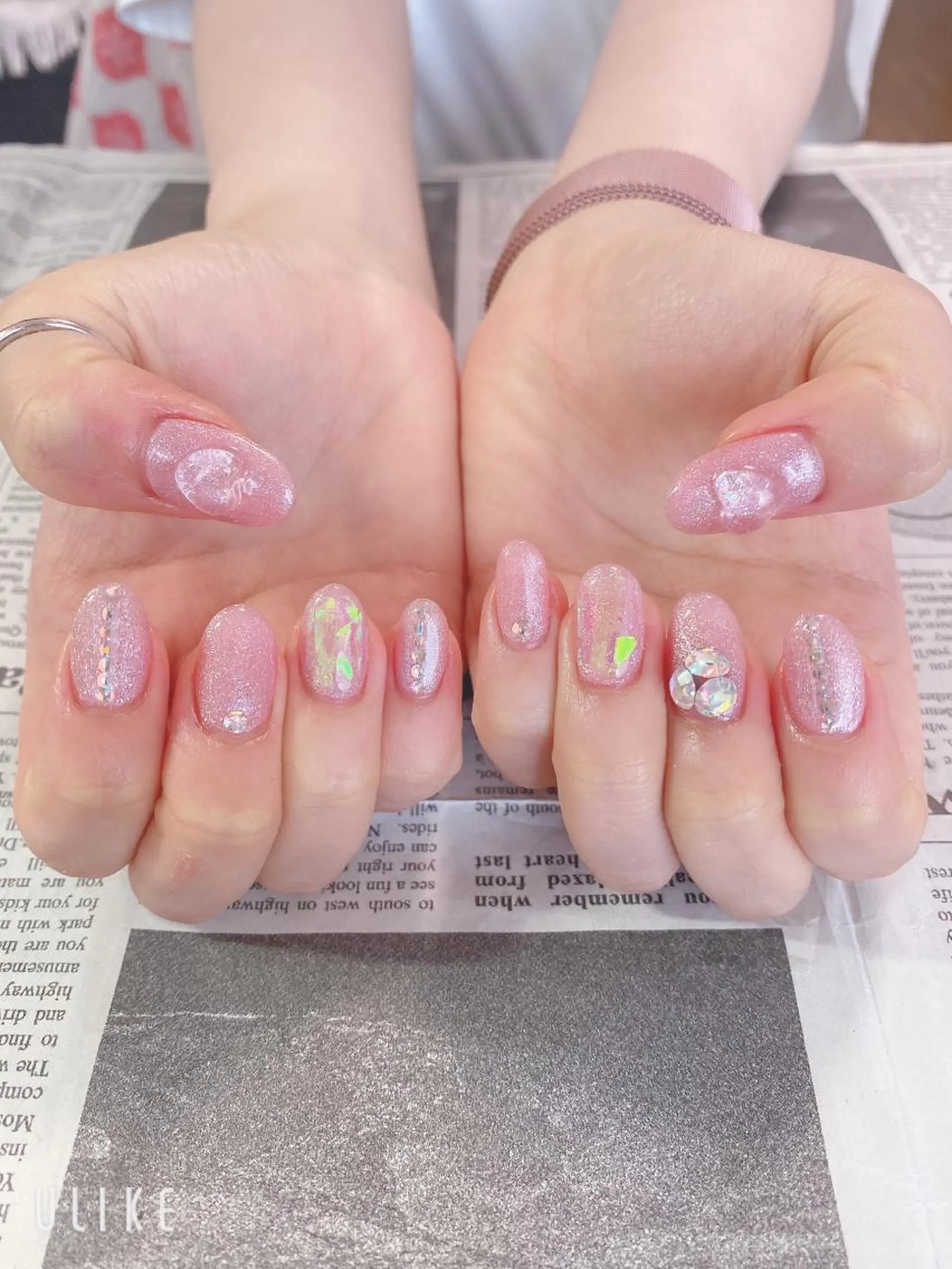 ネイル ハート ハンドネイル ハンドケア 森山 舞のネイルデザイン