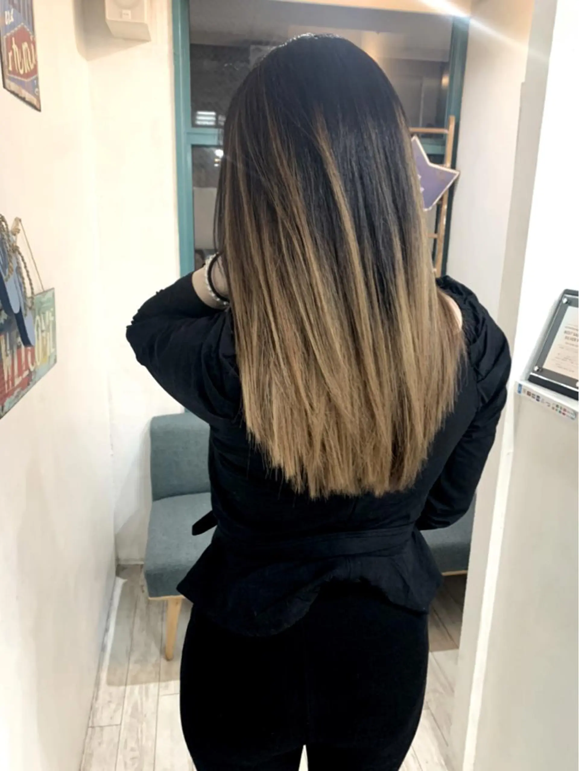 ロング カラー カット ヘアカラー トリートメント 京都大人女性ショート 徒歩1分/秋山のヘアスタイル